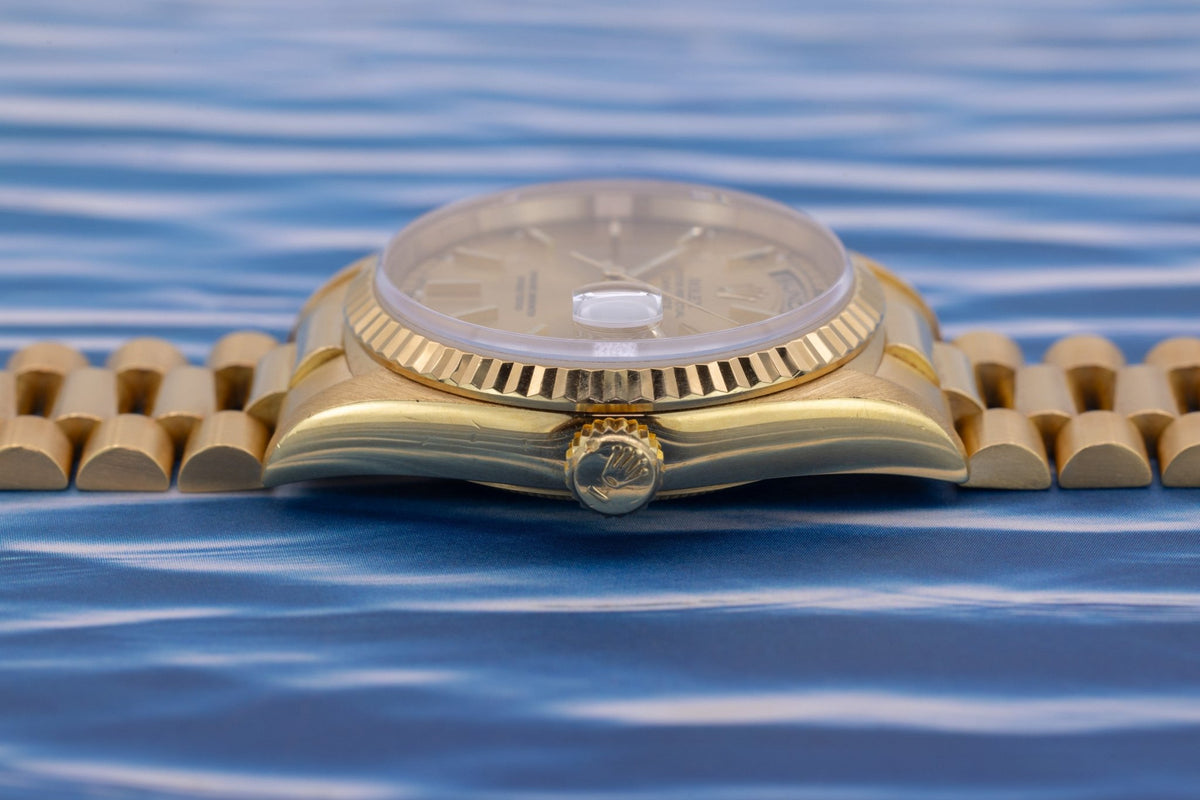 1997 Rolex Day-Date Ref. 18238 | Champagne Dial | Box and Papers - Sierra Time Co