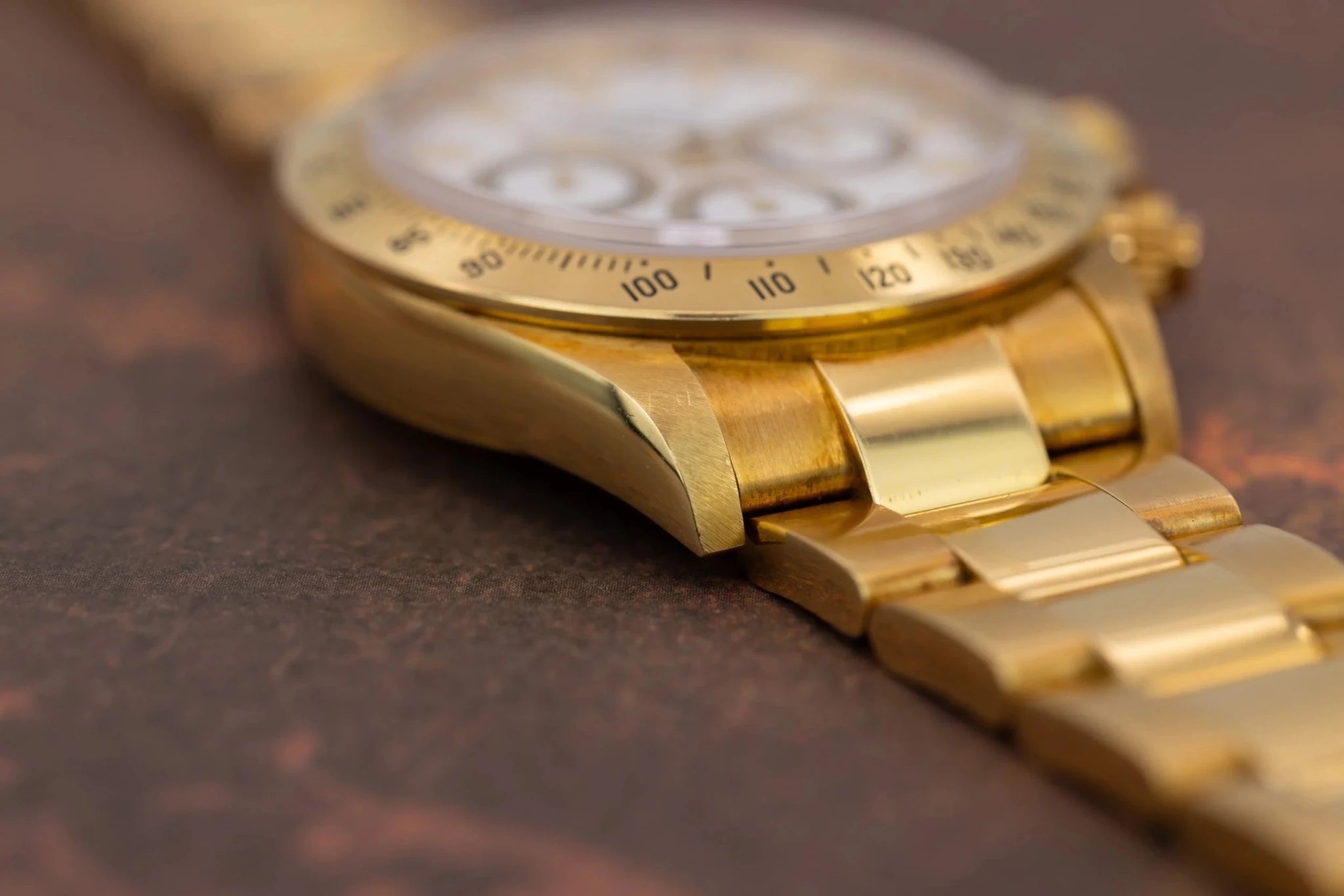 1997 Rolex Daytona Ref. 16528 | 18K YG | White Dial | Unpolished - Sierra Time Co