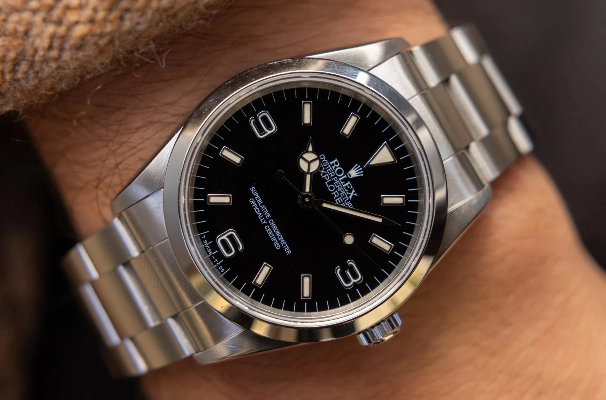 1997 Rolex Explorer I Ref. 14270 | Vibrant Tritium - Sierra Time Co
