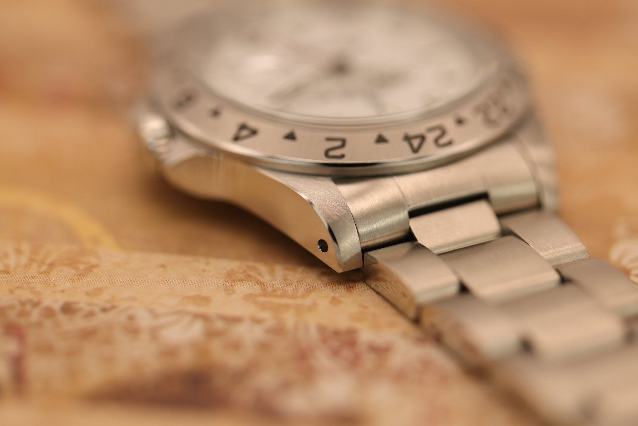 1997 Rolex Explorer II Ref. 16570 Polar | Creamy Patina | Box and Papers - Sierra Time Co