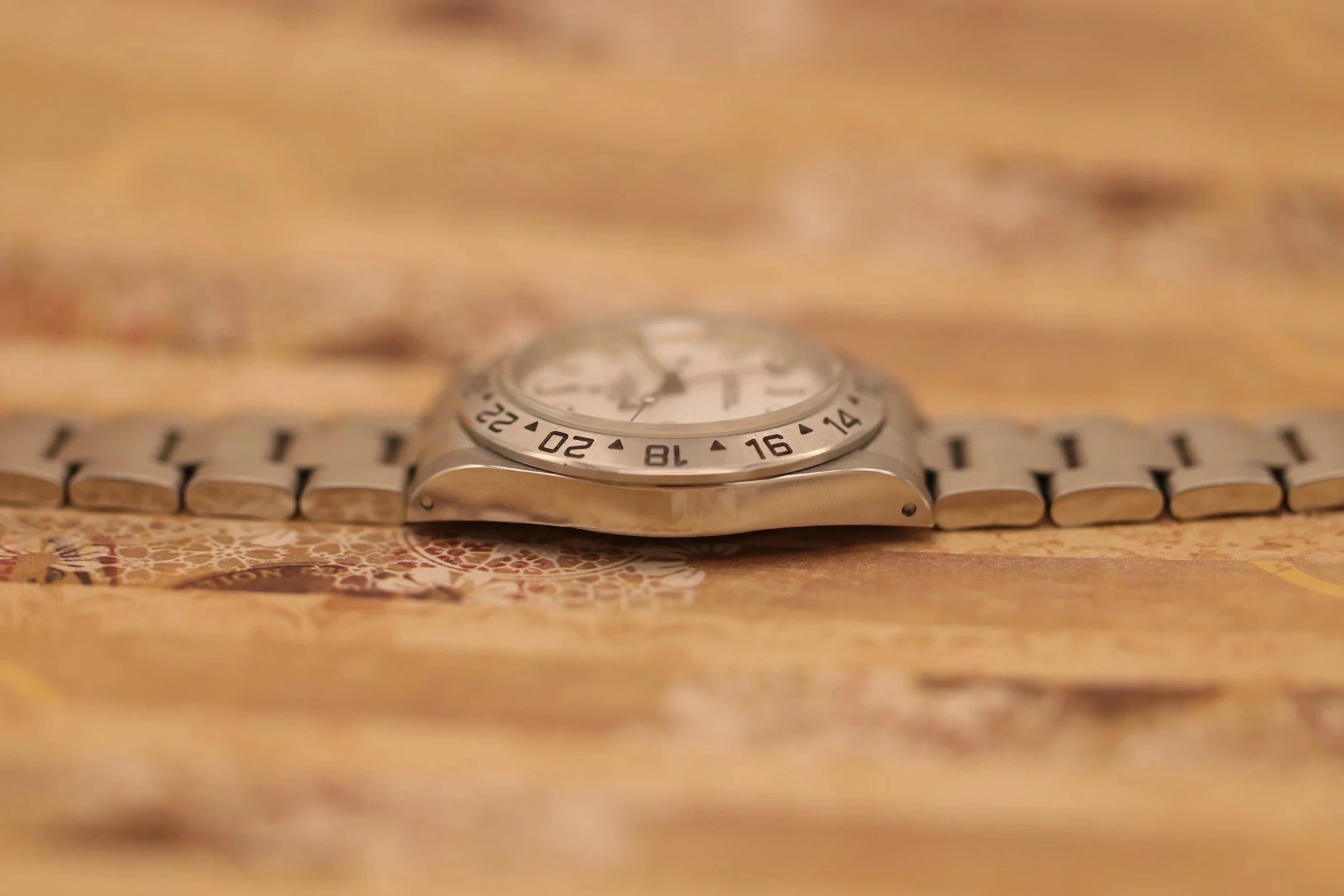 1997 Rolex Explorer II Ref. 16570 Polar | Creamy Patina | Box and Papers - Sierra Time Co