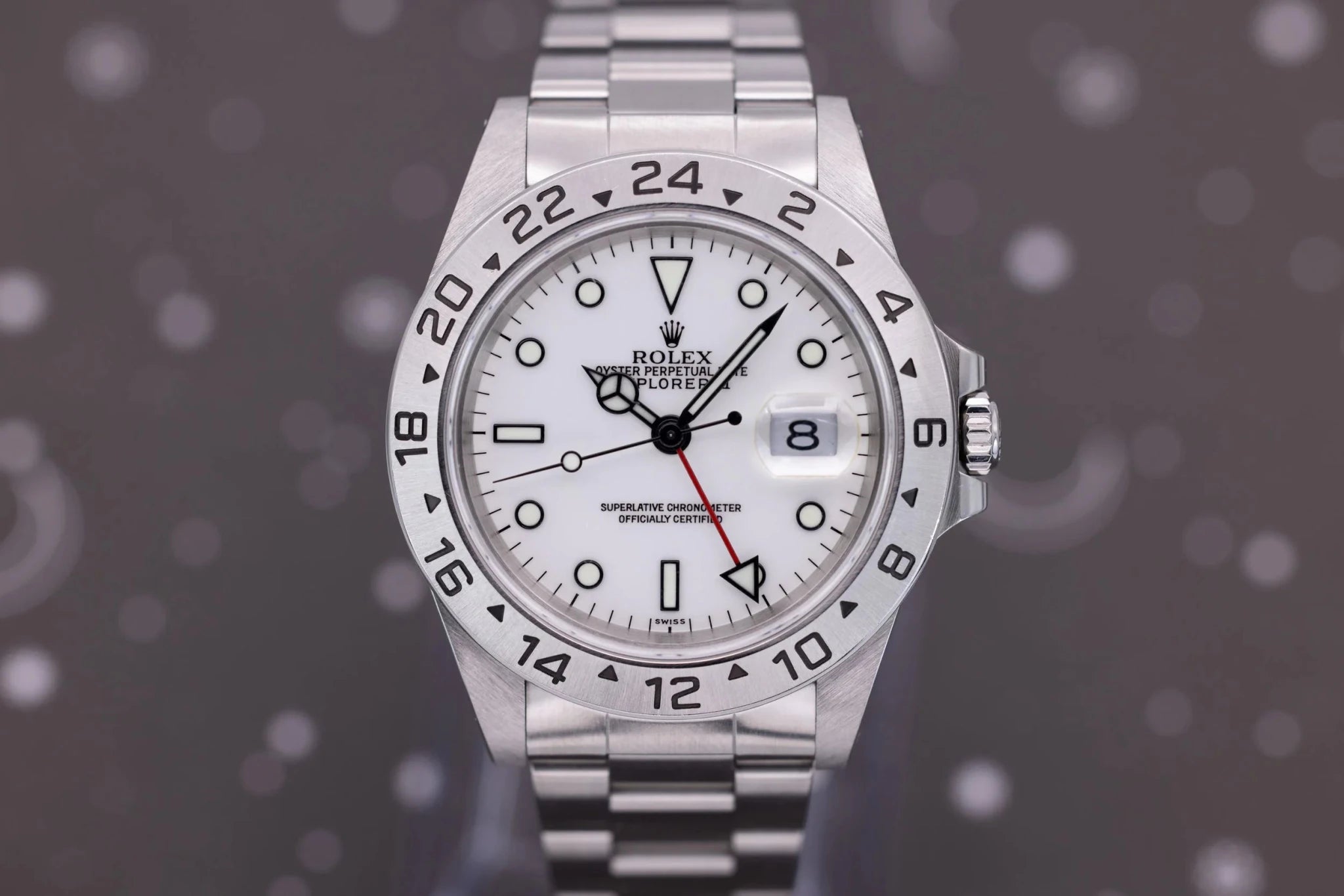 1997 Rolex Explorer II Ref, 16570 Polar | Swiss Only | Box and Papers - Sierra Time Co