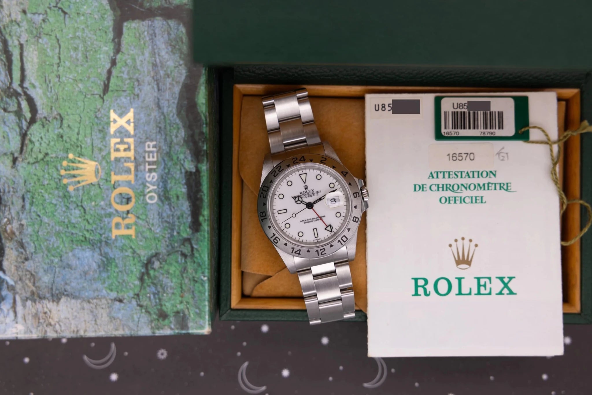 1997 Rolex Explorer II Ref, 16570 Polar | Swiss Only | Box and Papers - Sierra Time Co