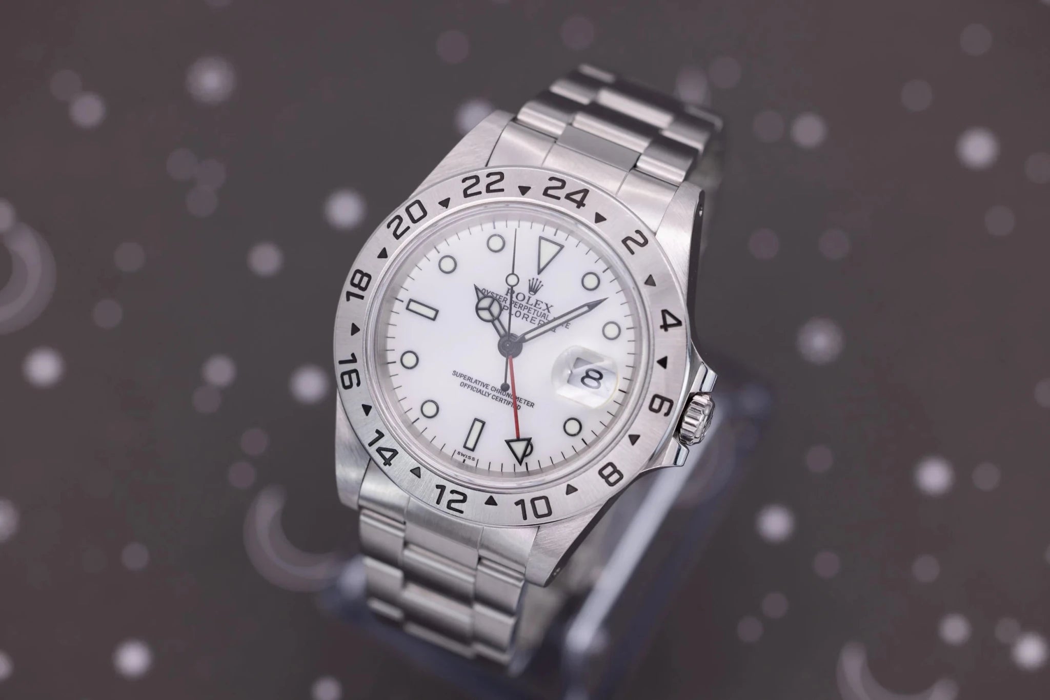 1997 Rolex Explorer II Ref, 16570 Polar | Swiss Only | Box and Papers - Sierra Time Co