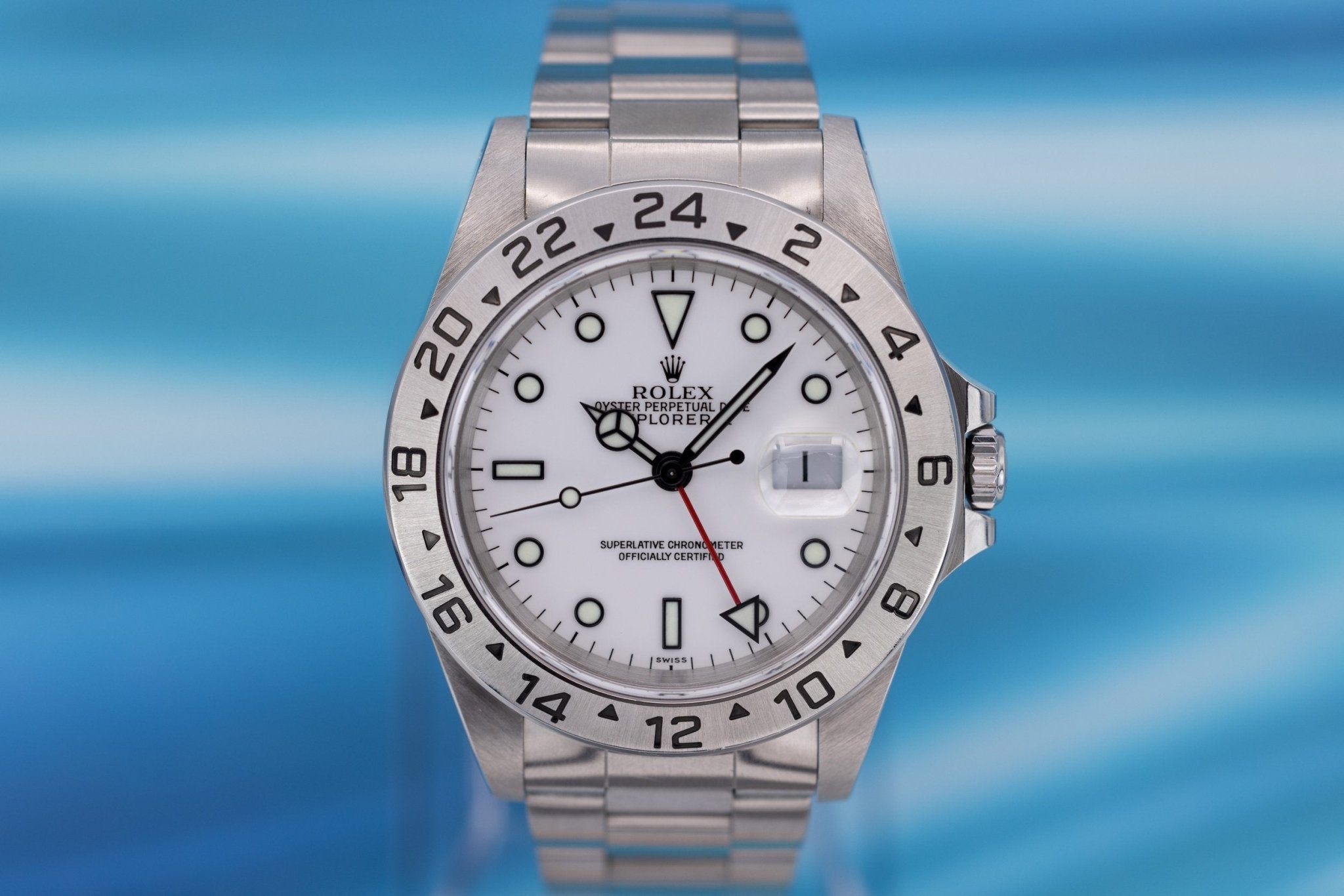 1997 Rolex Explorer II Ref. 16570 Polar | Swiss Only | Excellent Condition | Full Set - Sierra Time Co