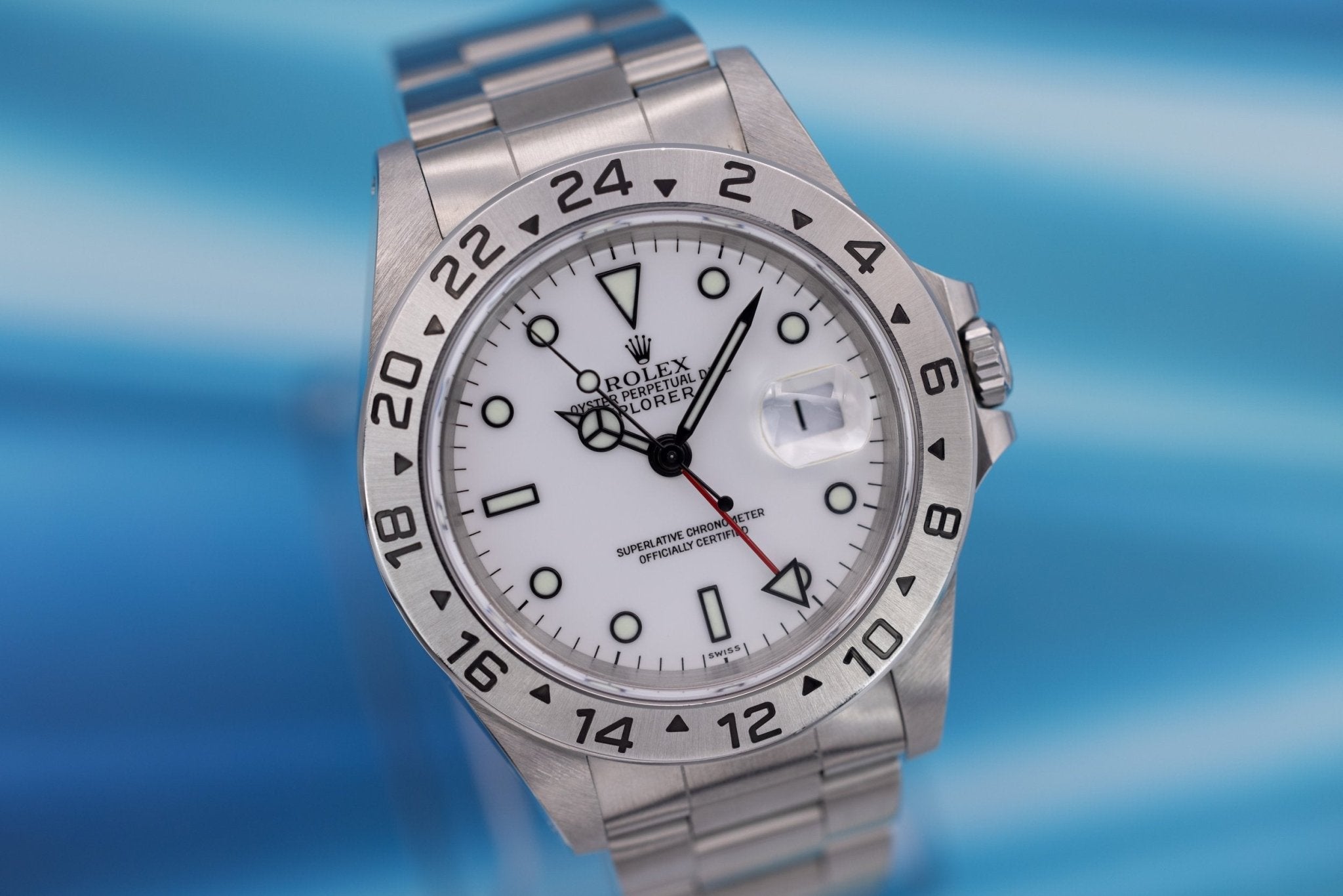 1997 Rolex Explorer II Ref. 16570 Polar | Swiss Only | Excellent Condition | Full Set - Sierra Time Co