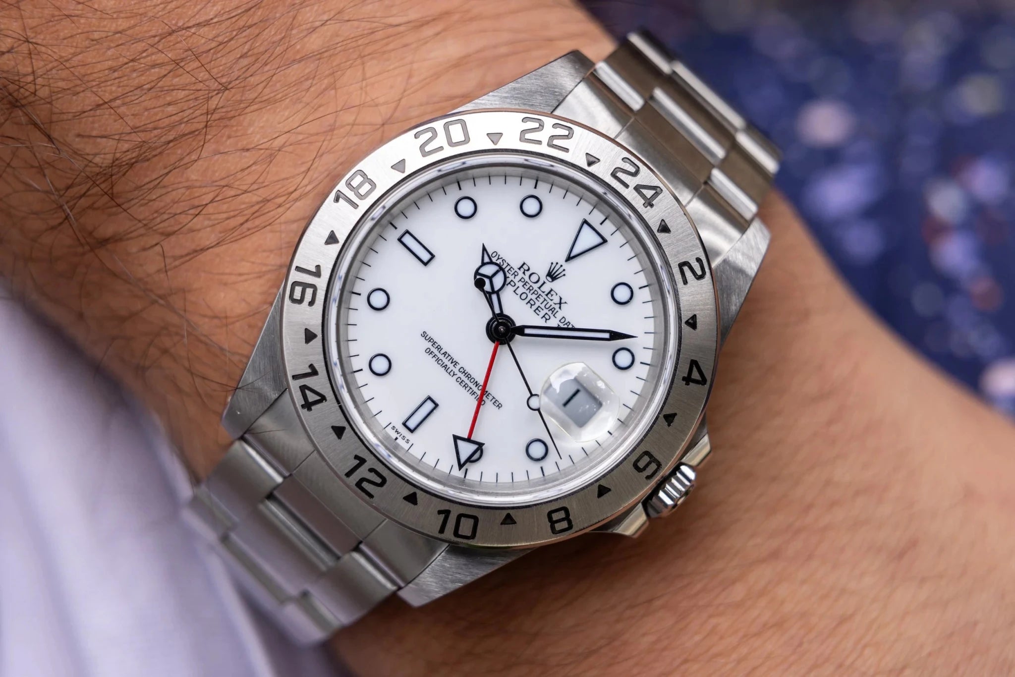1997 Rolex Explorer II Ref. 16570 Polar | Swiss Only | Excellent Condition | Full Set - Sierra Time Co