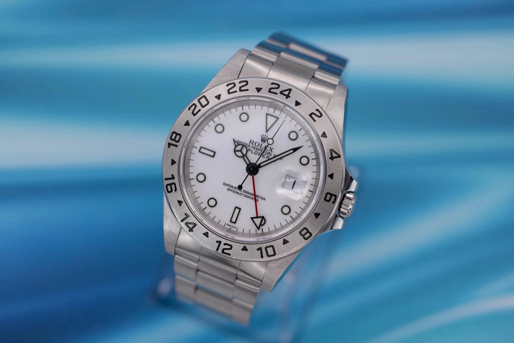 1997 Rolex Explorer II Ref. 16570 Polar | Swiss Only | Excellent Condition | Full Set - Sierra Time Co