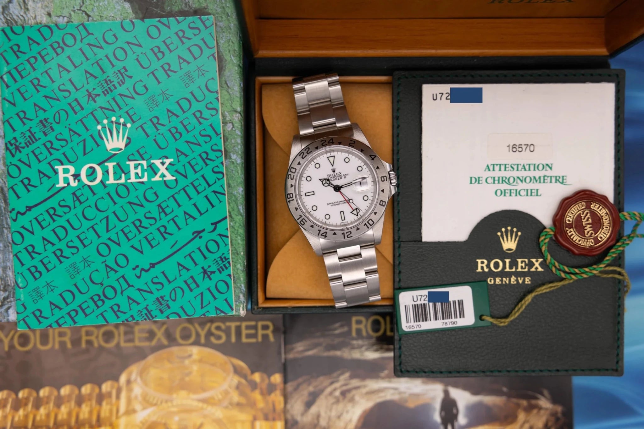 1997 Rolex Explorer II Ref. 16570 Polar | Swiss Only | Excellent Condition | Full Set - Sierra Time Co