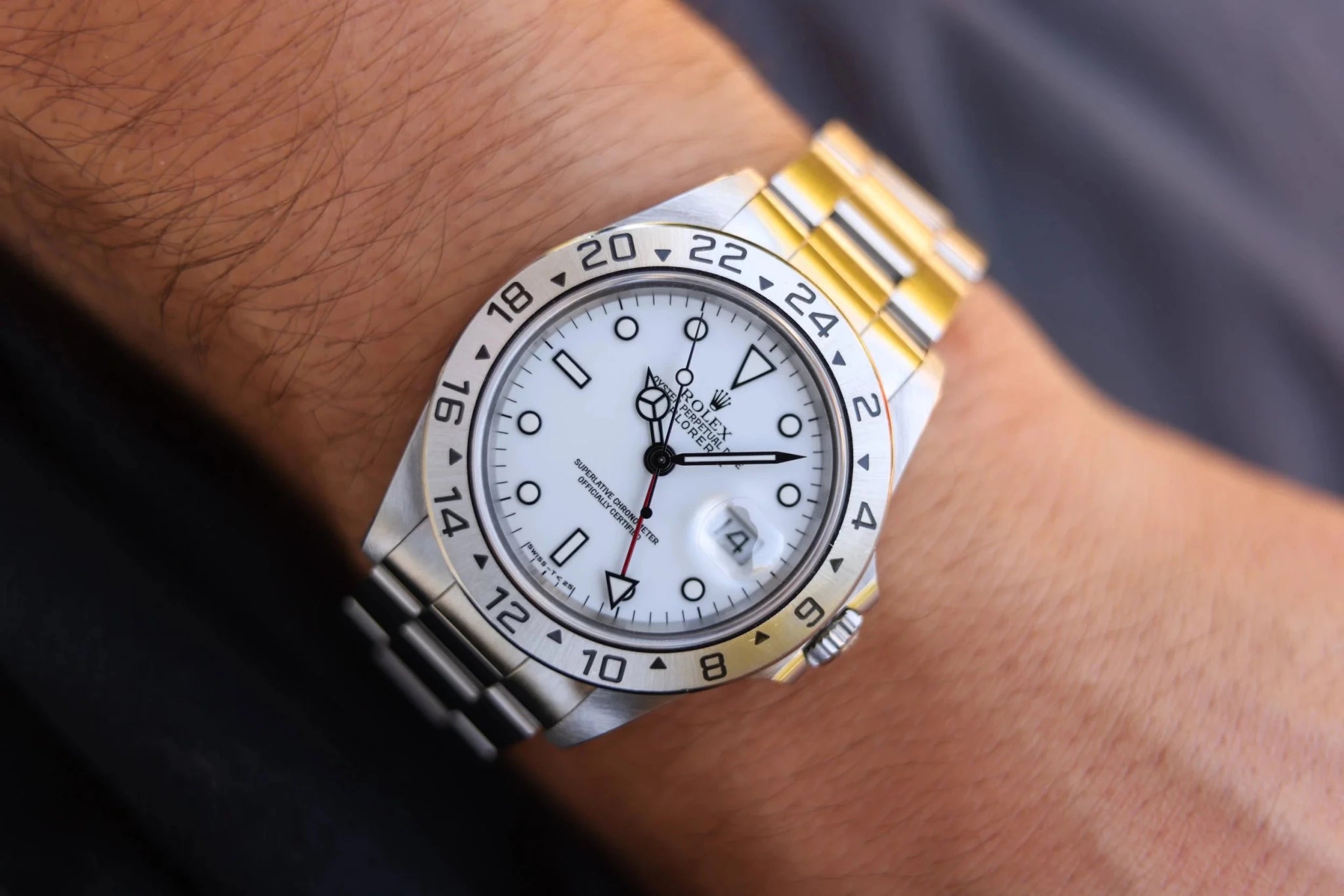 1997 Rolex Explorer II Ref. 16570 Polar | Tritium Dial | Full Set - Sierra Time Co
