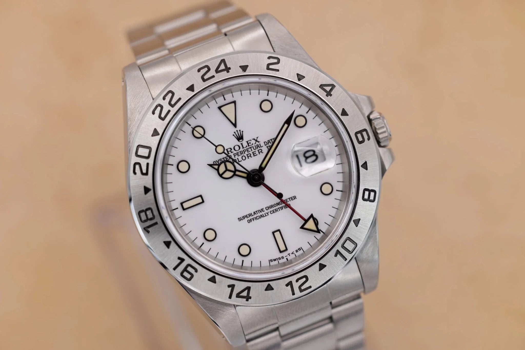 1997 Rolex Explorer II Ref. 16570 Polar | Vibrant Tritium | Box and Papers - Sierra Time Co
