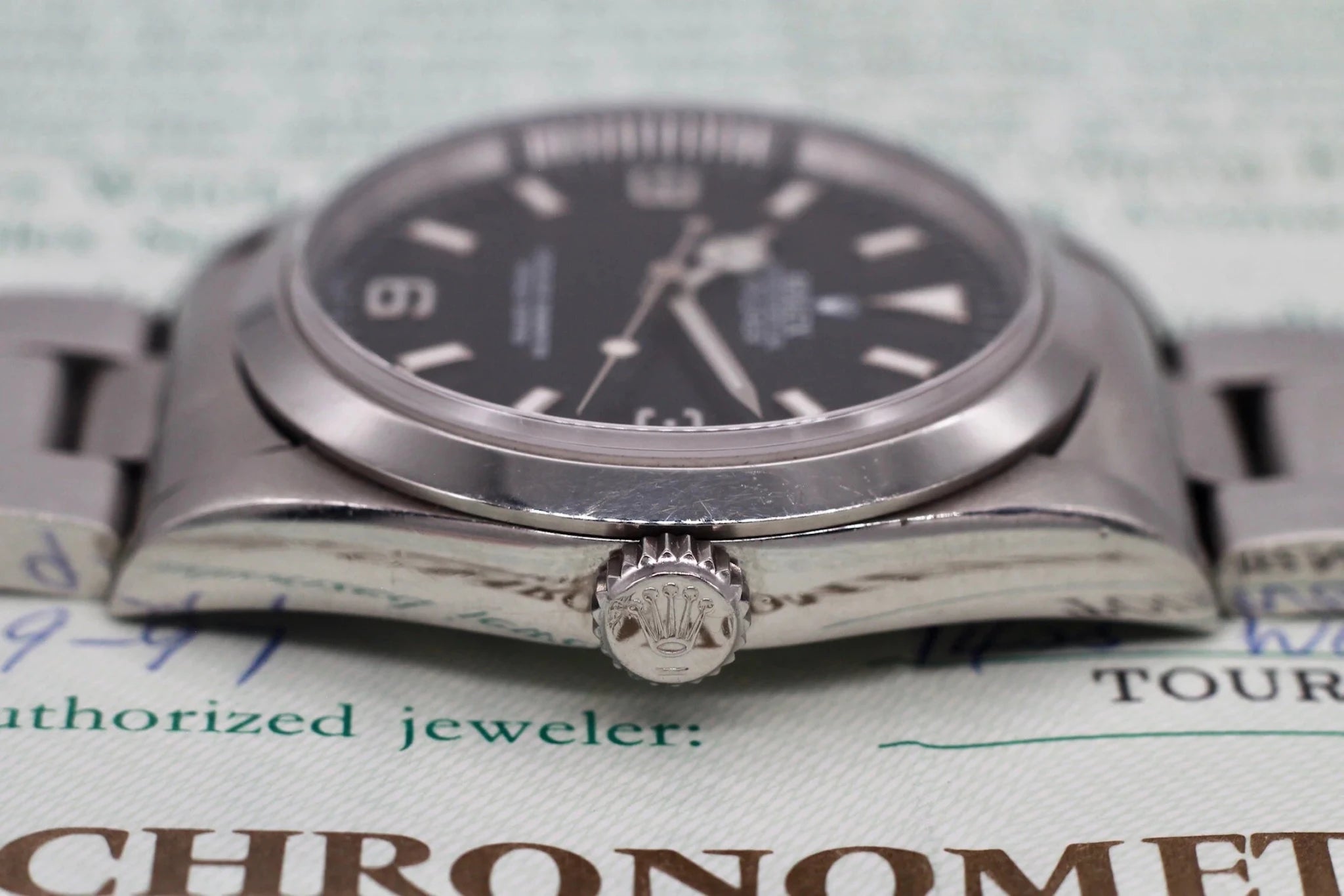 1997 Rolex Explorer l Ref. 14270 | Box and Papers - Sierra Time Co
