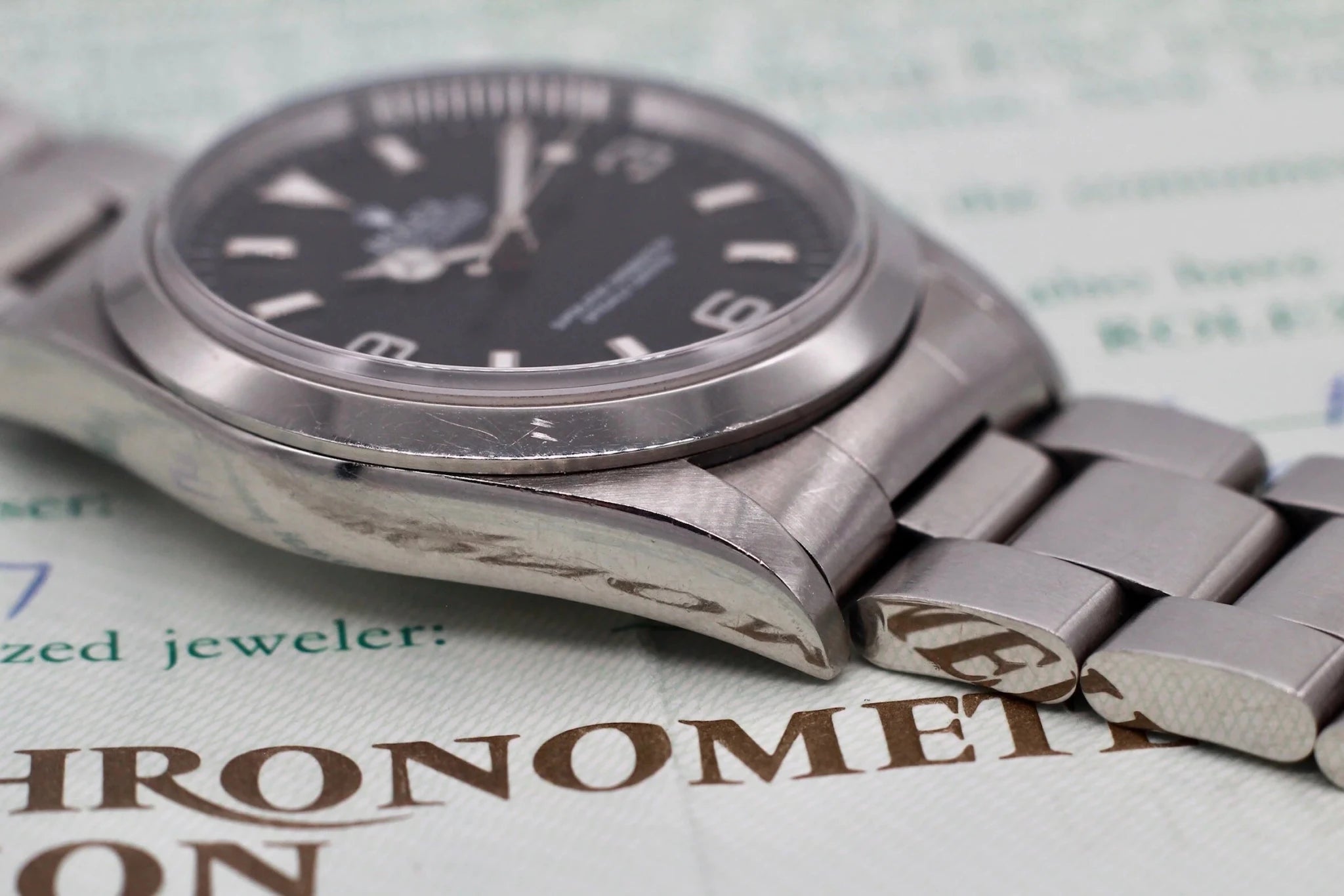 1997 Rolex Explorer l Ref. 14270 | Box and Papers - Sierra Time Co