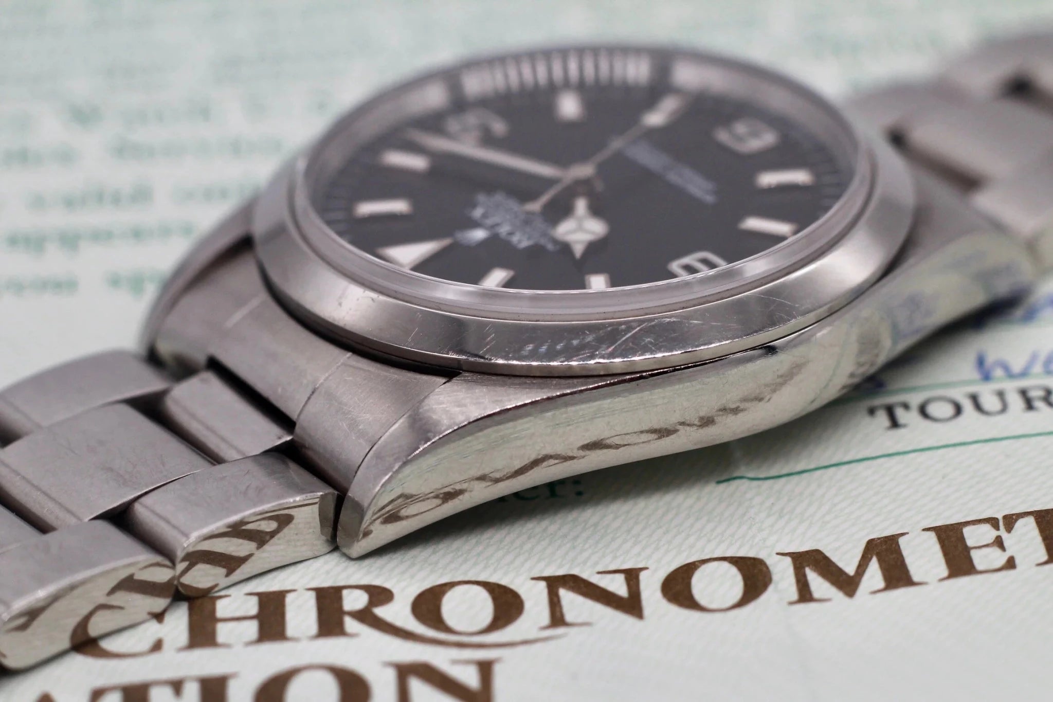1997 Rolex Explorer l Ref. 14270 | Box and Papers - Sierra Time Co