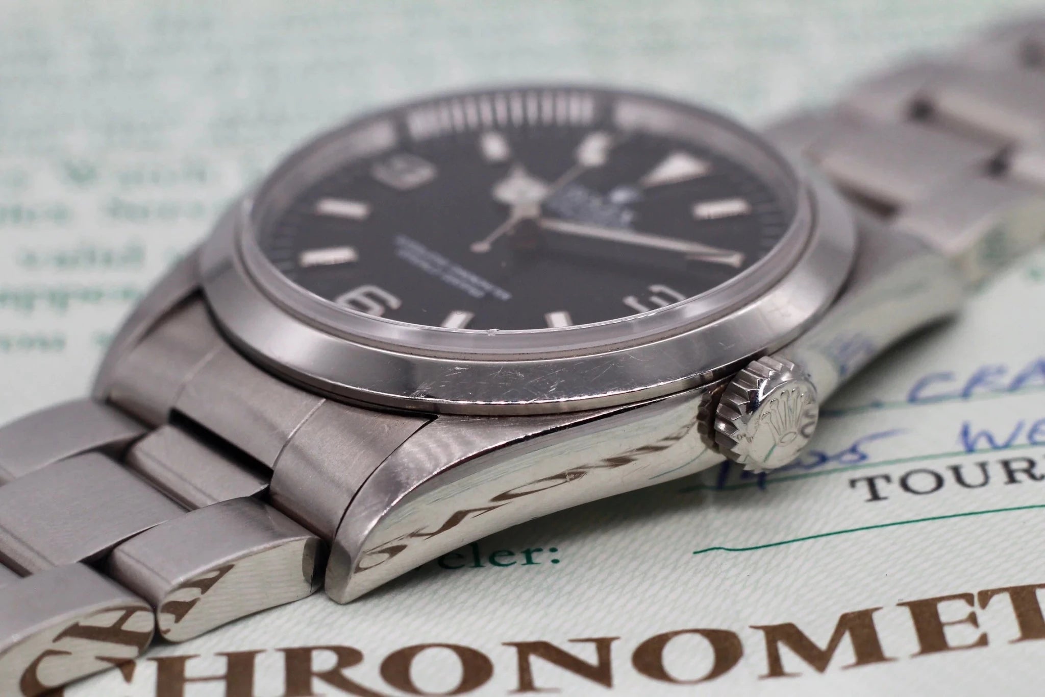 1997 Rolex Explorer l Ref. 14270 | Box and Papers - Sierra Time Co