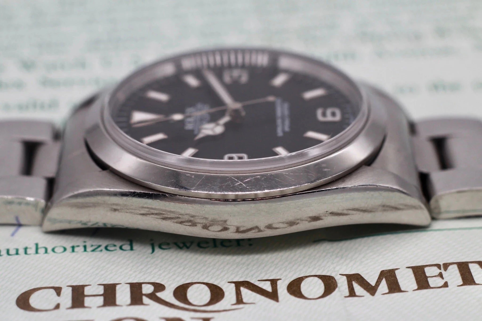 1997 Rolex Explorer l Ref. 14270 | Box and Papers - Sierra Time Co