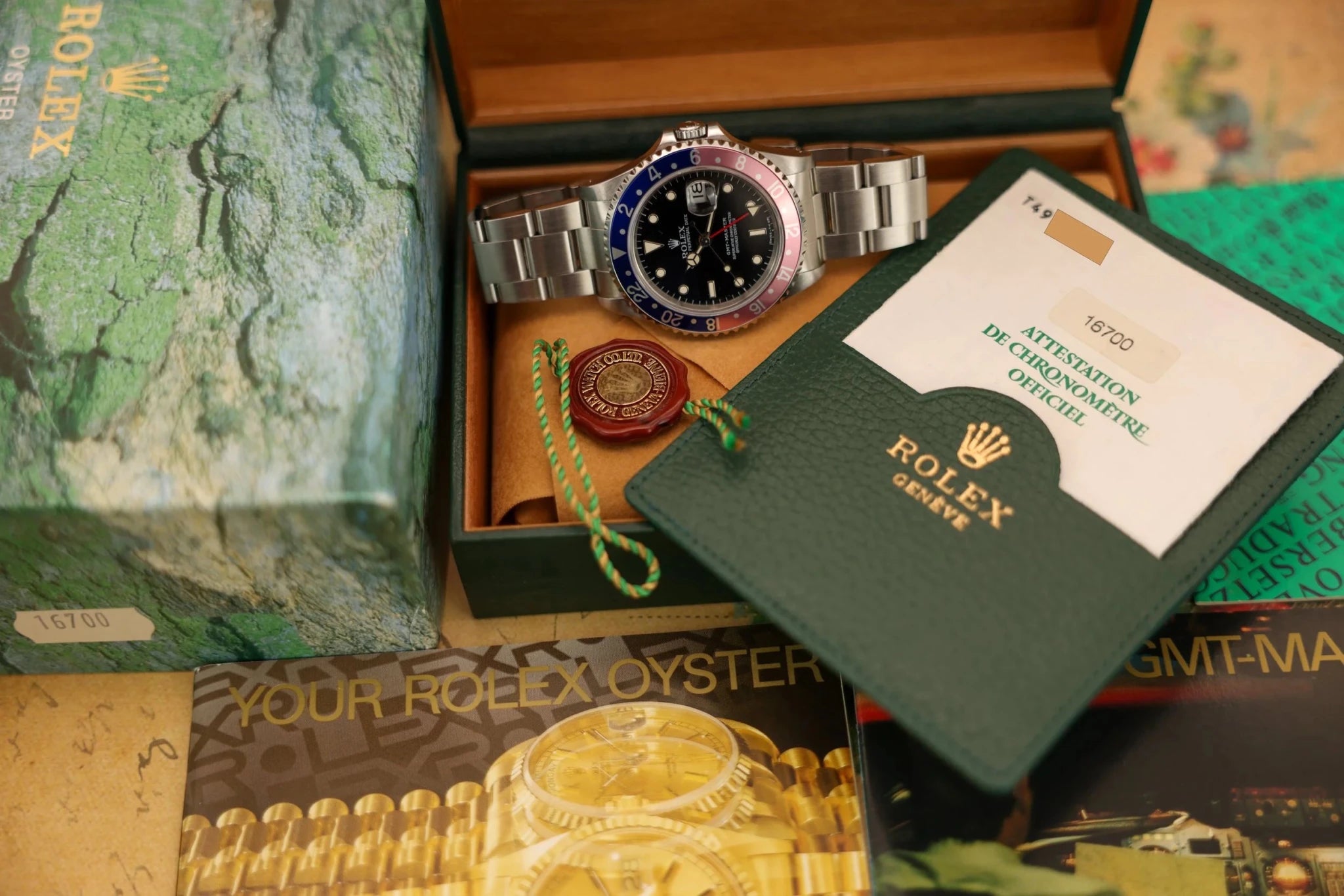1997 Rolex GMT Master II Ref. 16700 Pepsi | Box and Papers - Sierra Time Co