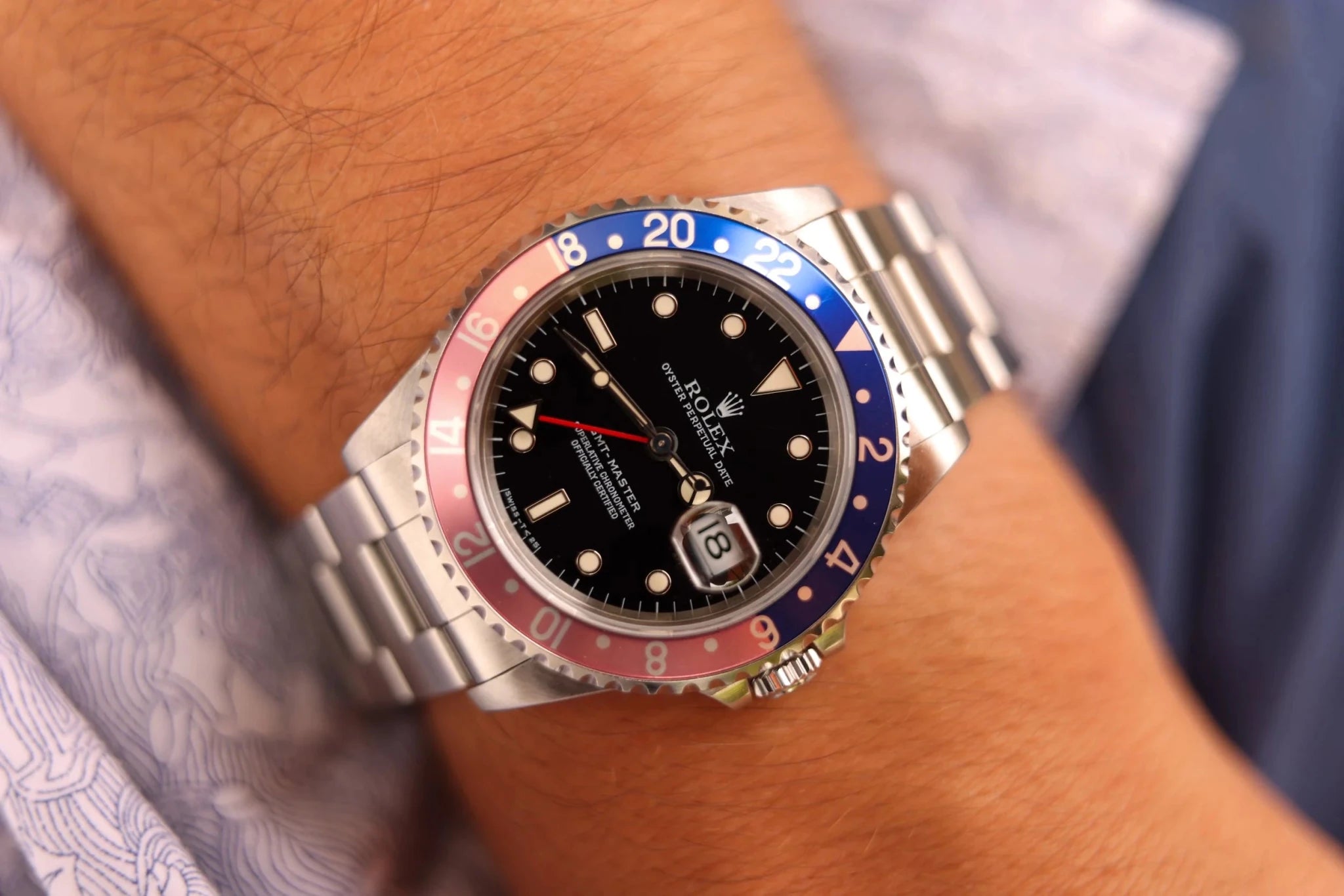 1997 Rolex GMT Master II Ref. 16700 Pepsi | Box and Papers - Sierra Time Co