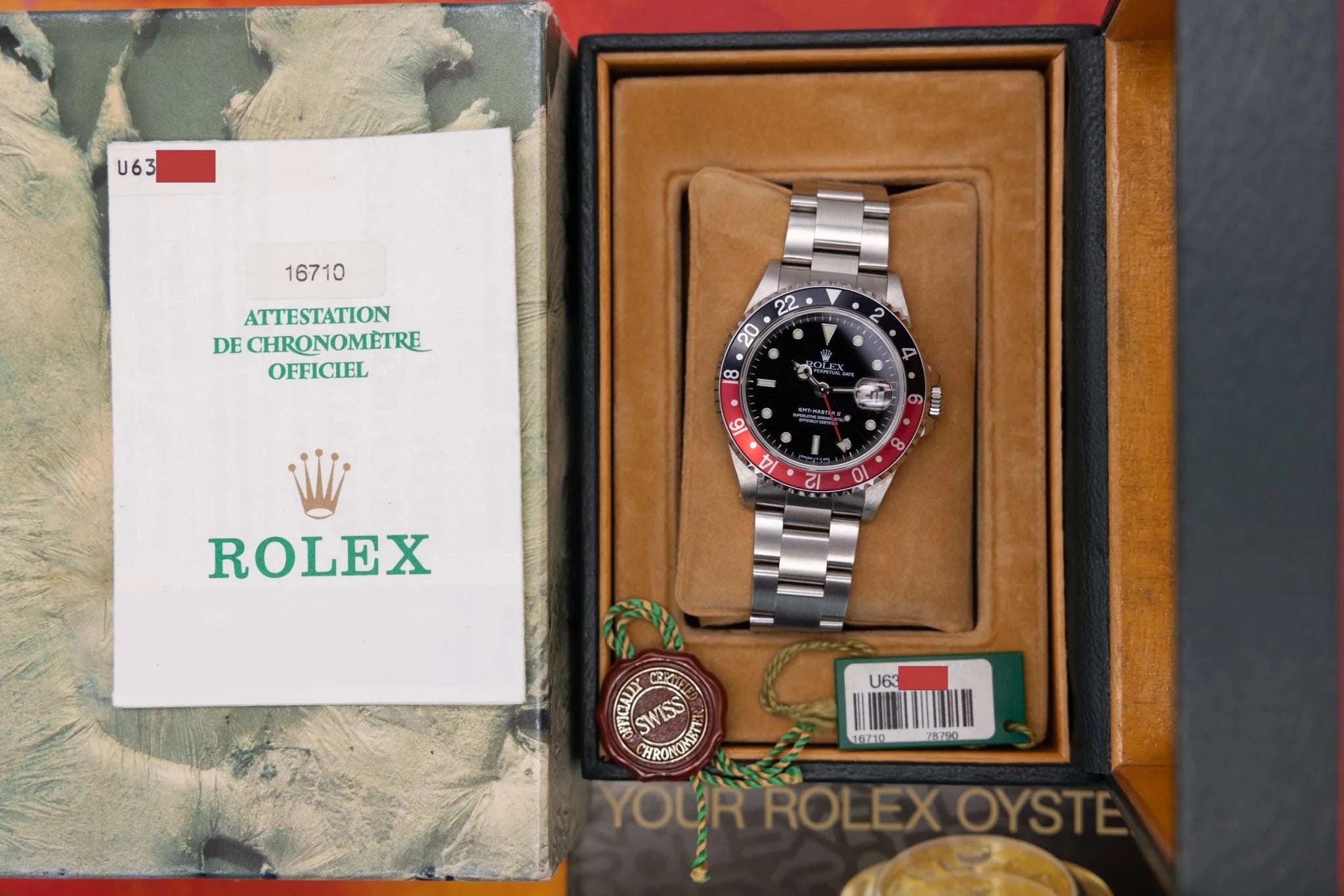 1997 Rolex GMT Master II Ref. 16710 Coke | Tritanova Dial | Box and Papers - Sierra Time Co