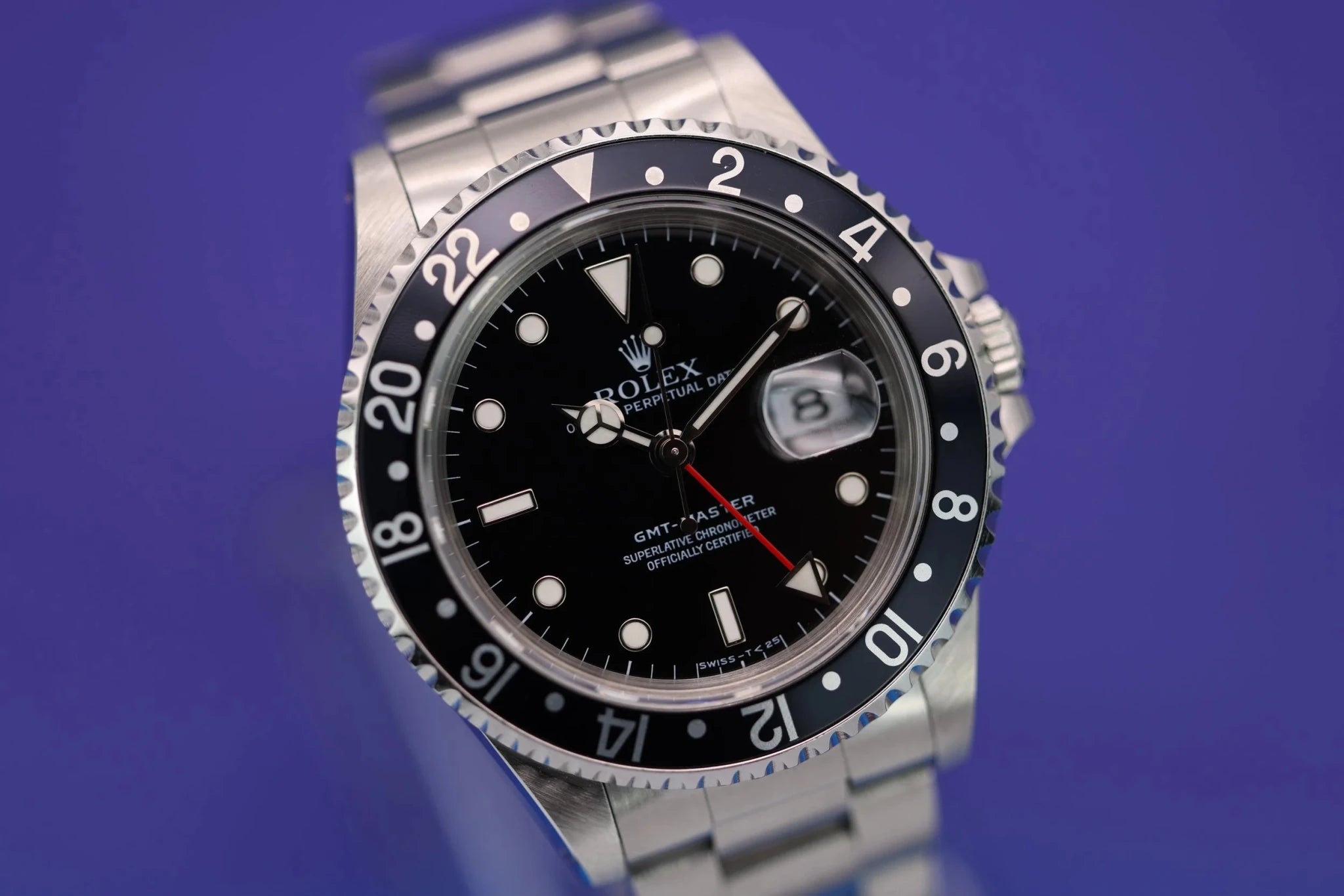 1997 Rolex GMT Master Ref. 16700 | Navy Insert | Box and Papers - Sierra Time Co