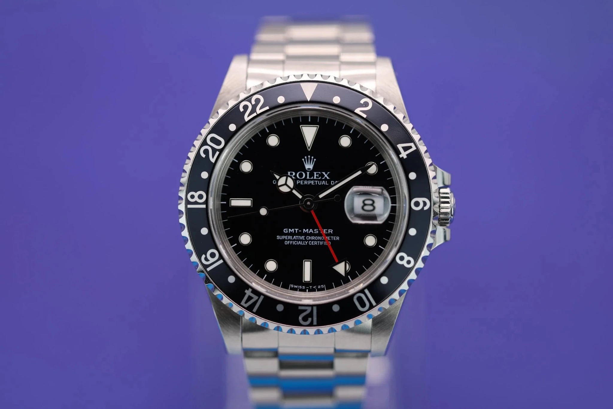1997 Rolex GMT Master Ref. 16700 | Navy Insert | Box and Papers - Sierra Time Co