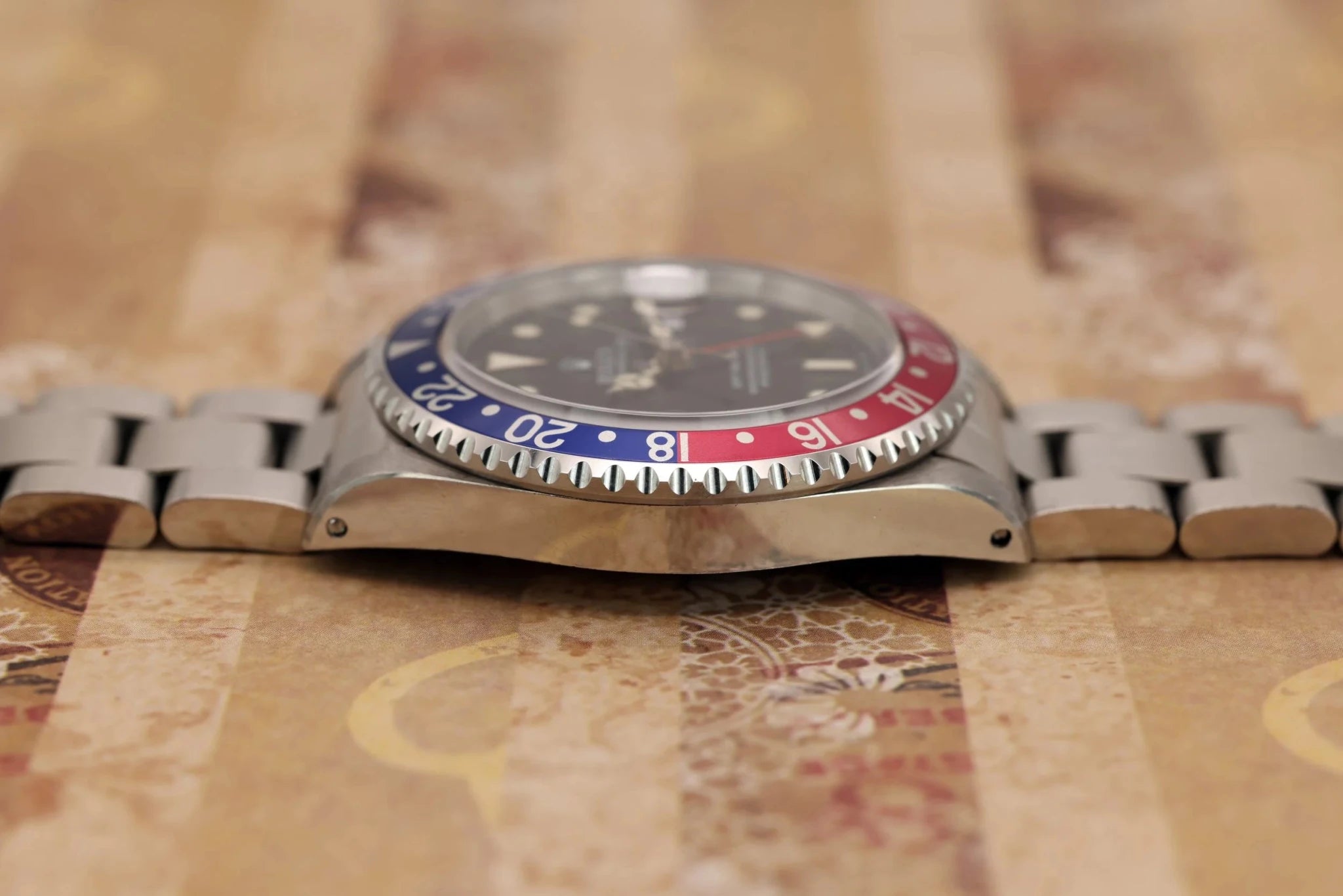 1997 Rolex GMT Master Ref. 16700 Pepsi | Creamy Patina | Box and Papers - Sierra Time Co