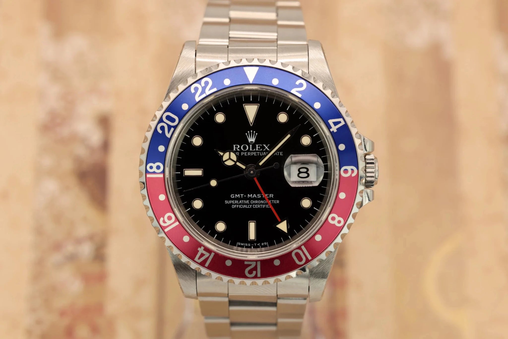 1997 Rolex GMT Master Ref. 16700 Pepsi | Creamy Patina | Box and Papers - Sierra Time Co
