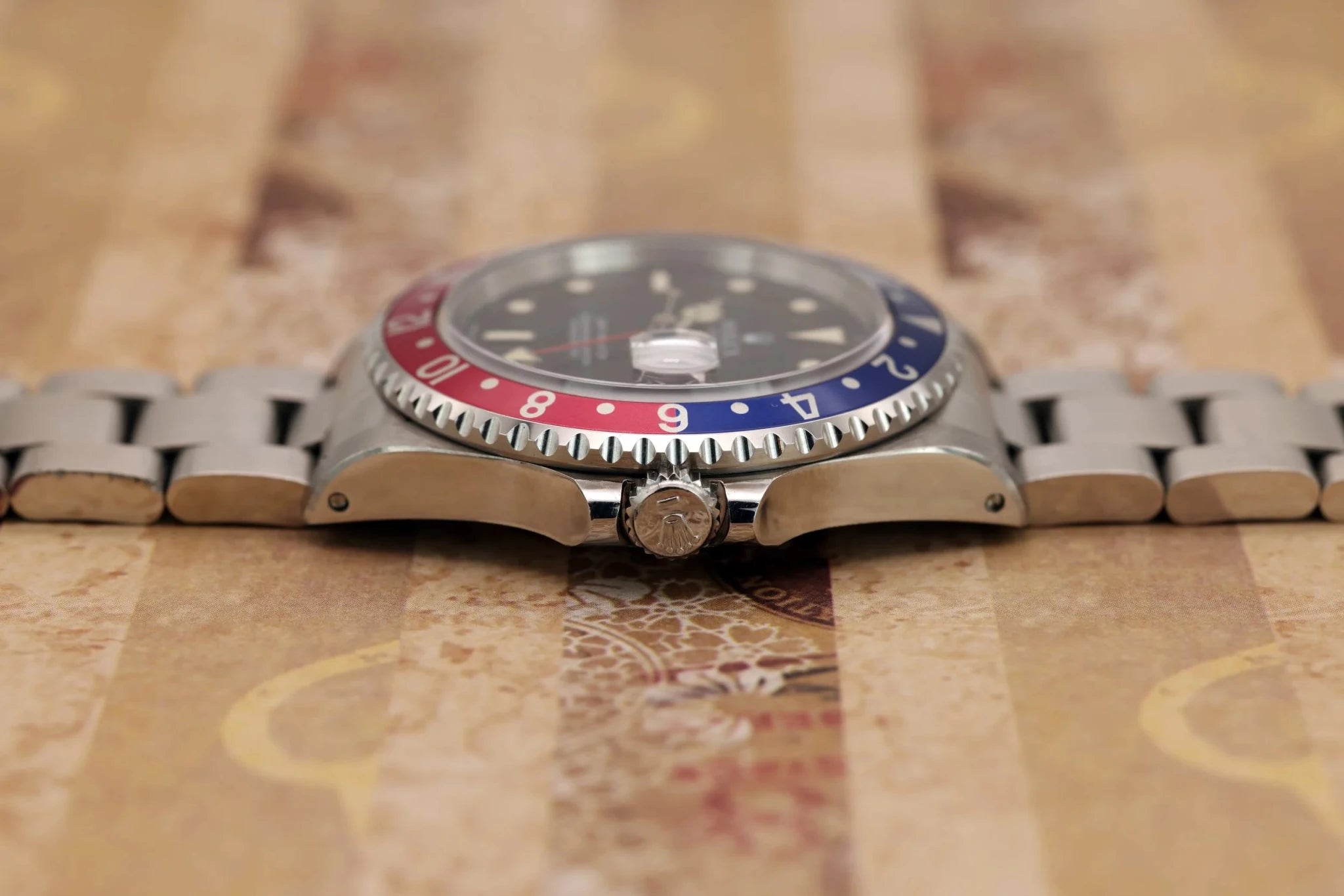 1997 Rolex GMT Master Ref. 16700 Pepsi | Creamy Patina | Box and Papers - Sierra Time Co