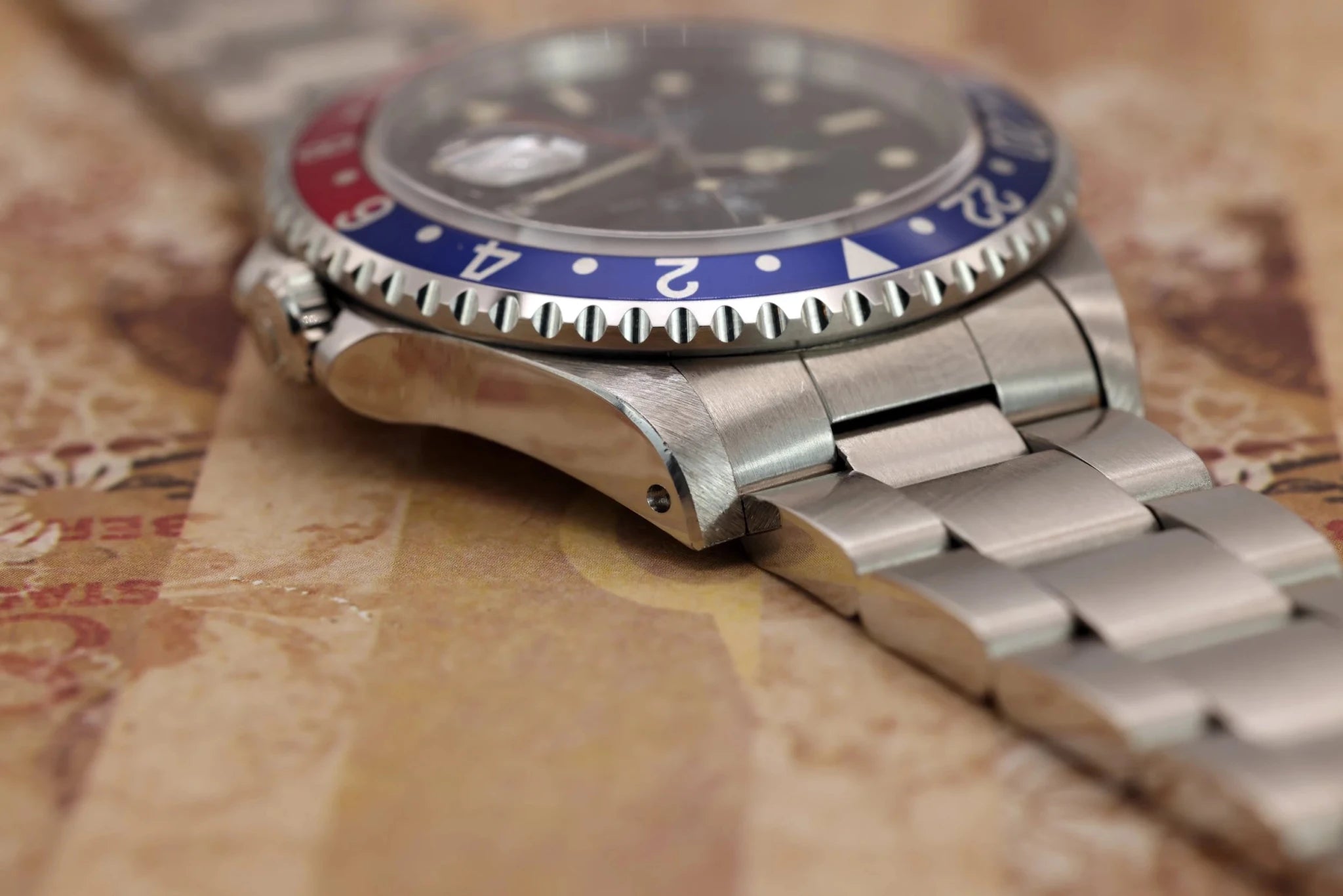 1997 Rolex GMT Master Ref. 16700 Pepsi | Creamy Patina | Box and Papers - Sierra Time Co