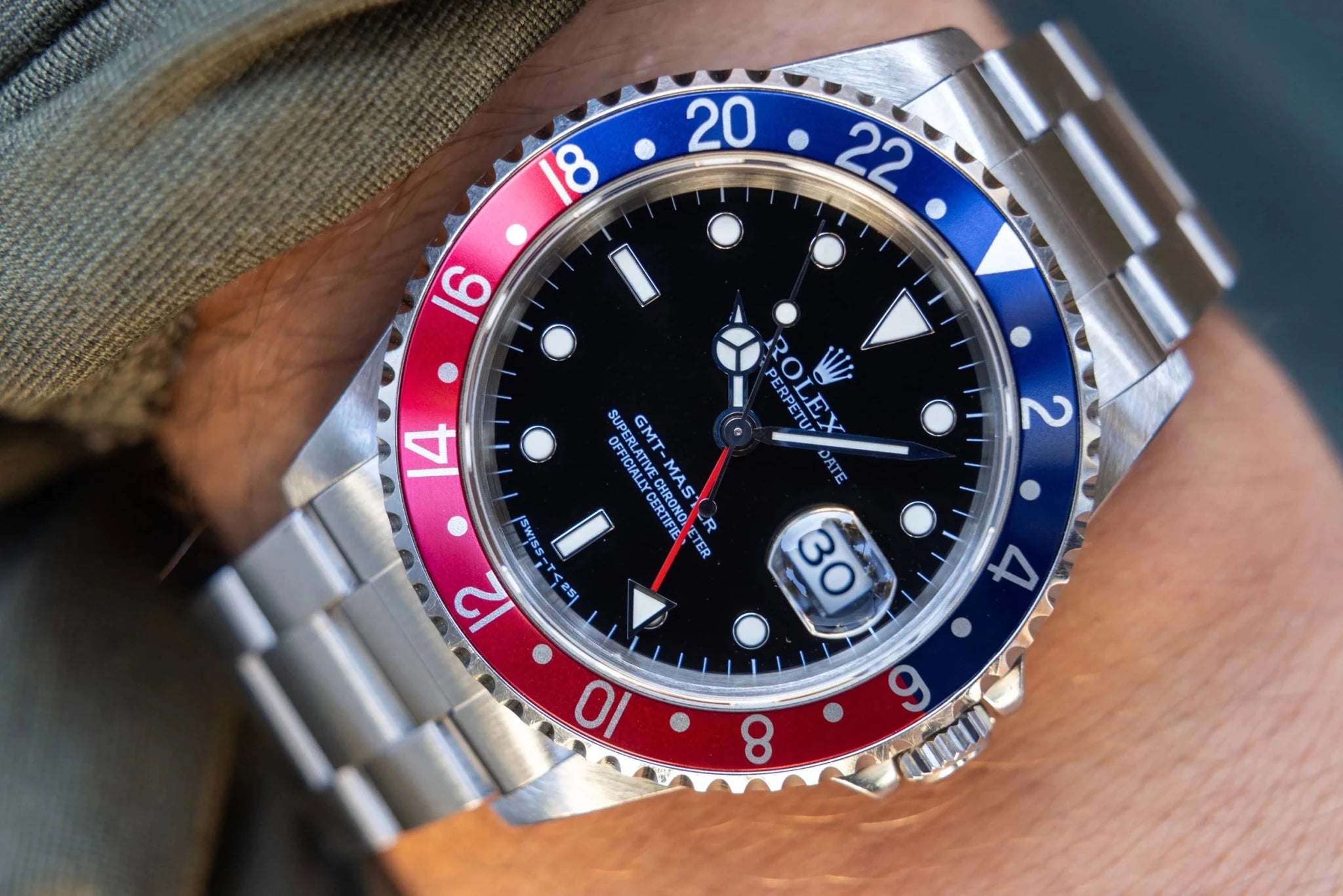 1997 Rolex GMT Master Ref. 16700 | Tritium Dial - Sierra Time Co