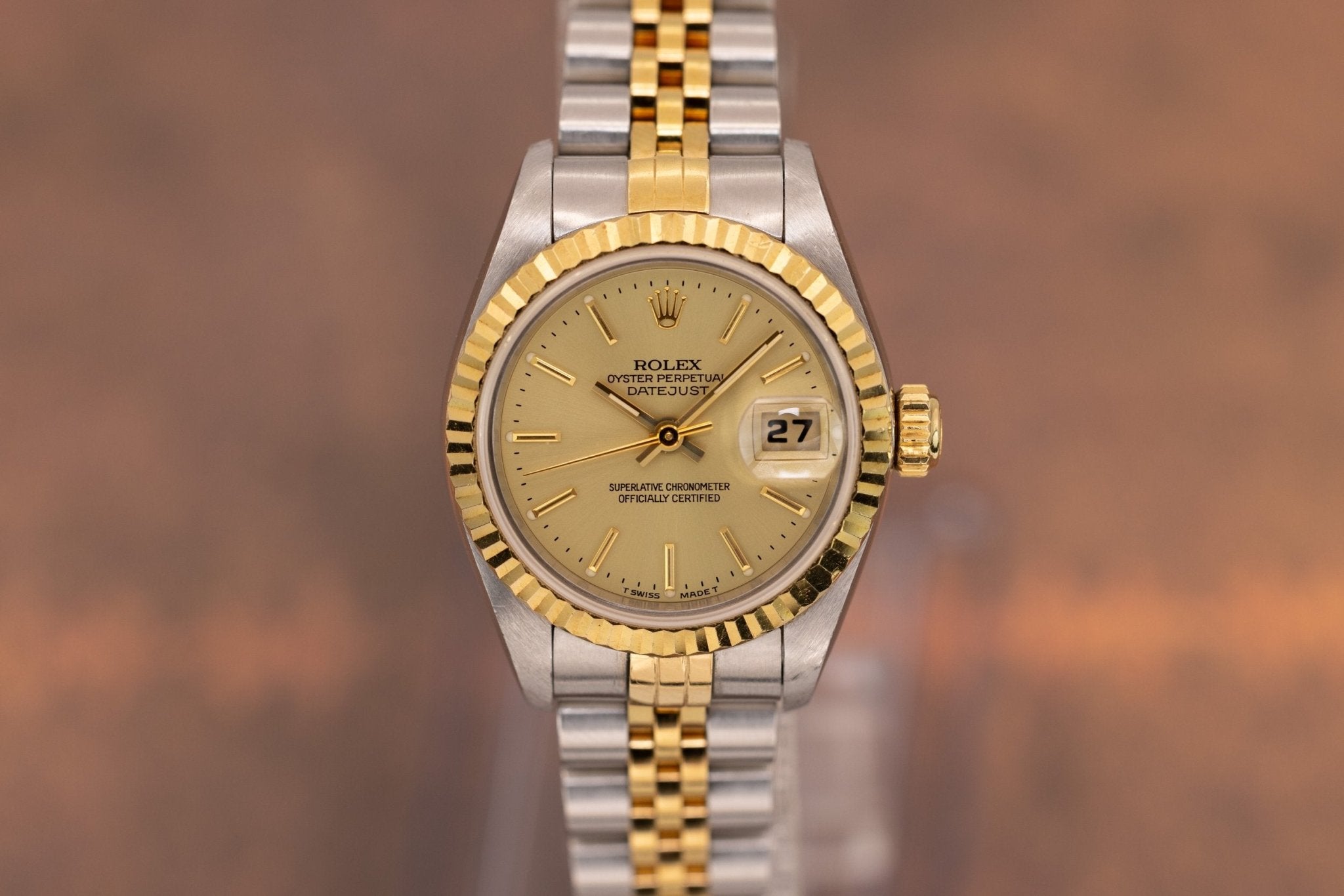 1997 Rolex Ladies Datejust Ref. 69173 | Champagne Dial - Sierra Time Co