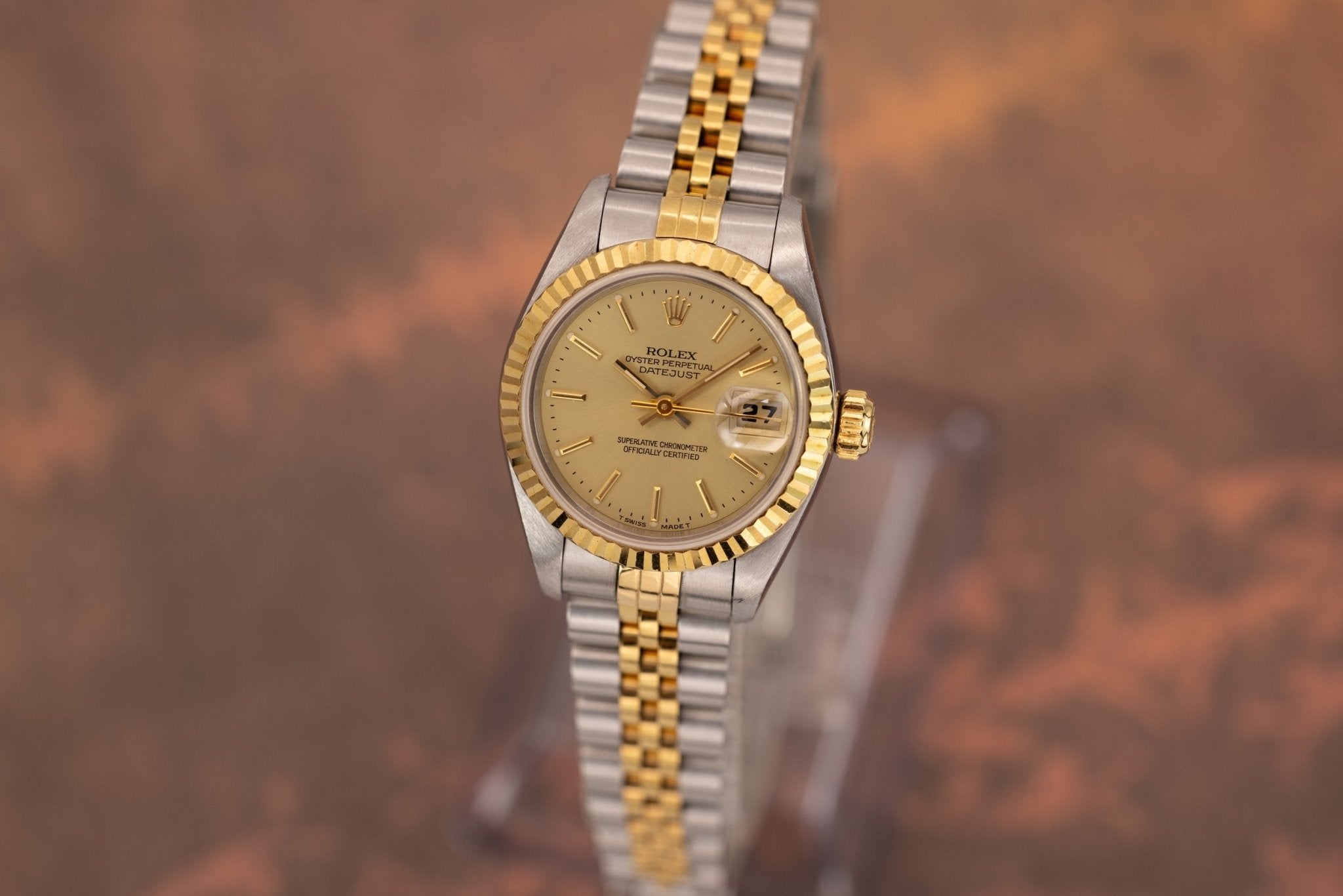 1997 Rolex Ladies Datejust Ref. 69173 | Champagne Dial - Sierra Time Co