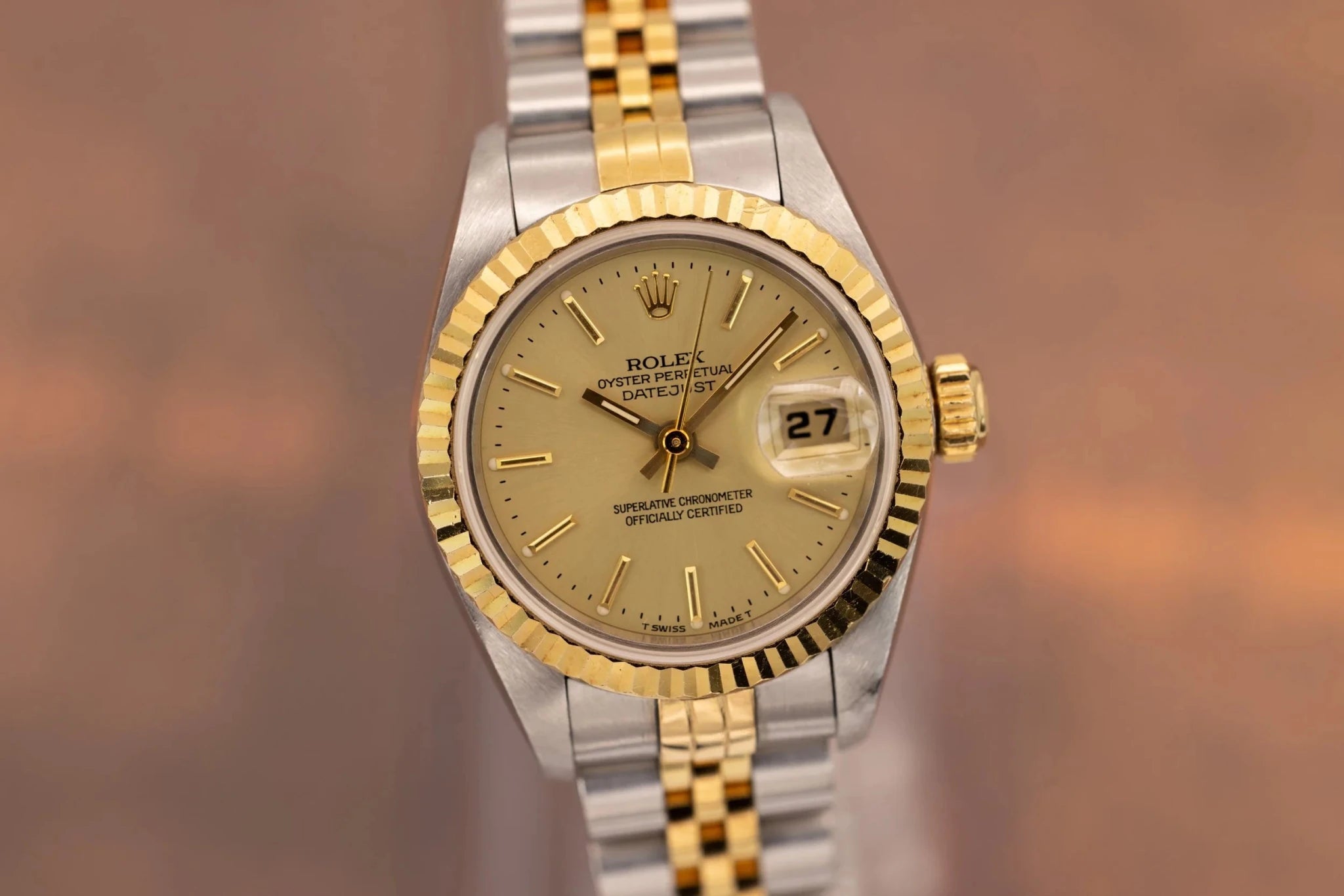 1997 Rolex Ladies Datejust Ref. 69173 | Champagne Dial - Sierra Time Co