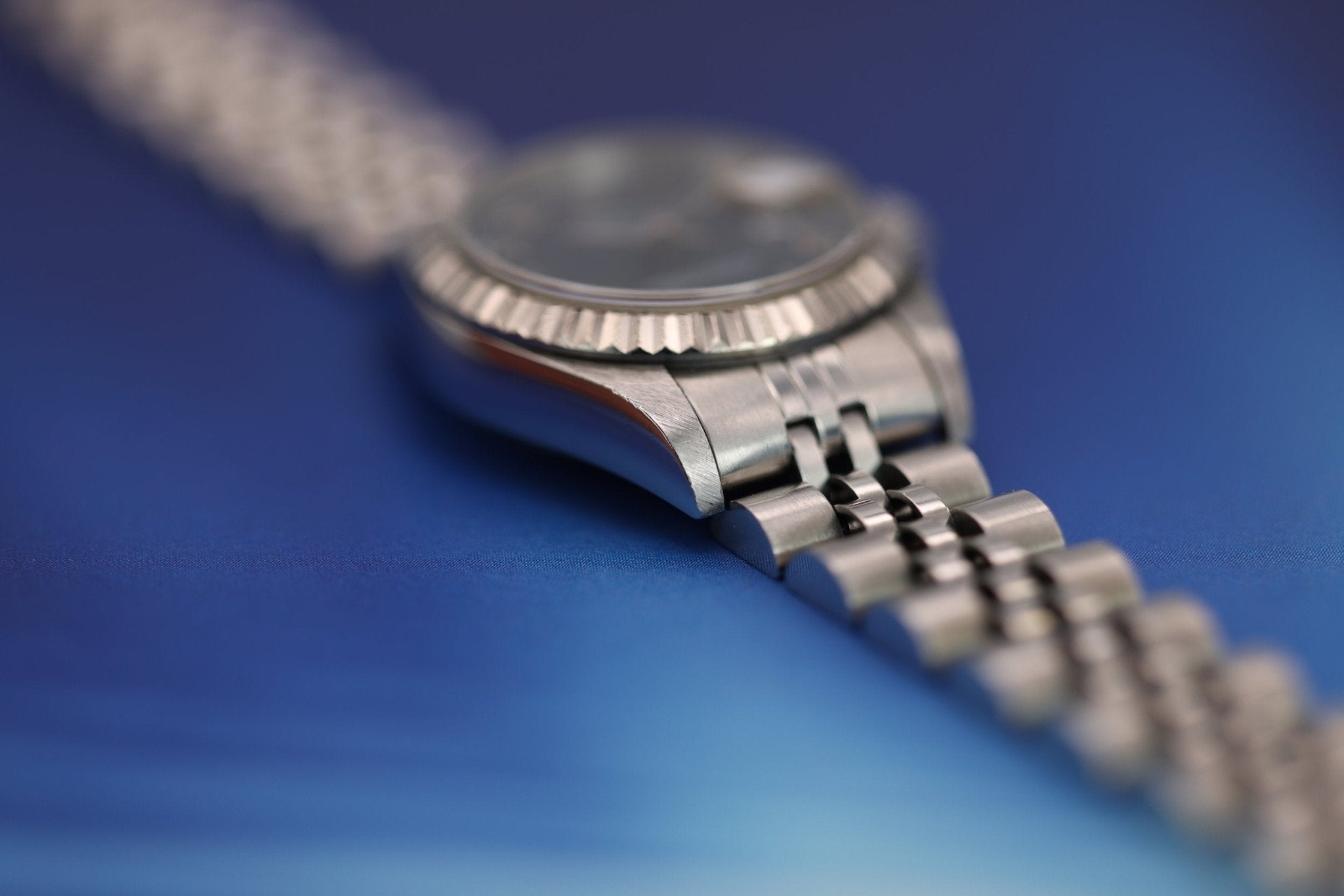 1997 Rolex Ladies Datejust Ref. 69174 | Blue Dial | Box and Papers - Sierra Time Co