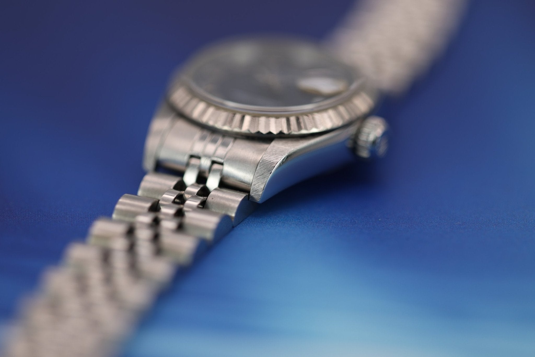 1997 Rolex Ladies Datejust Ref. 69174 | Blue Dial | Box and Papers - Sierra Time Co