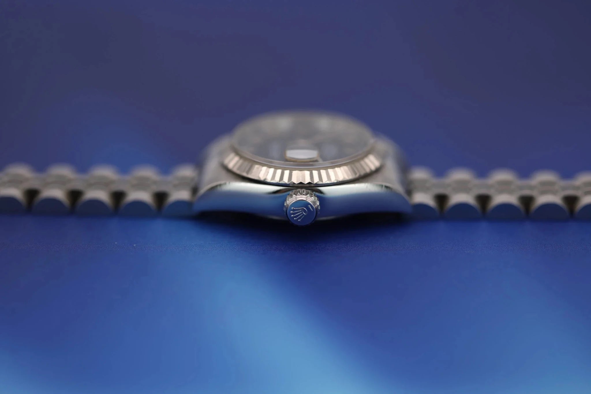 1997 Rolex Ladies Datejust Ref. 69174 | Blue Dial | Box and Papers - Sierra Time Co