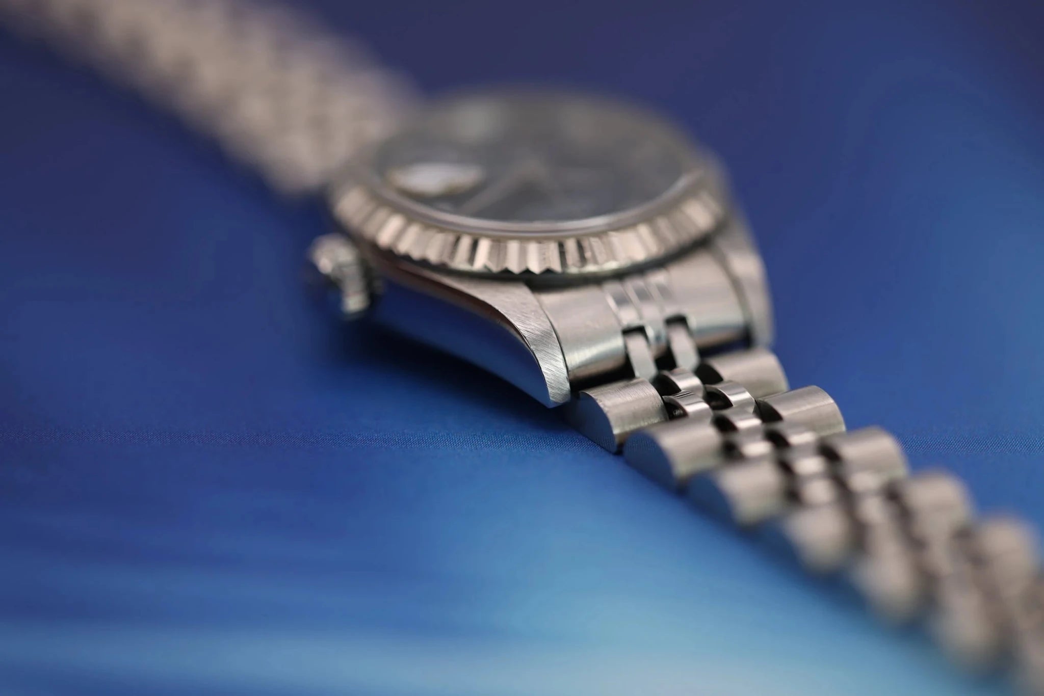 1997 Rolex Ladies Datejust Ref. 69174 | Blue Dial | Box and Papers - Sierra Time Co