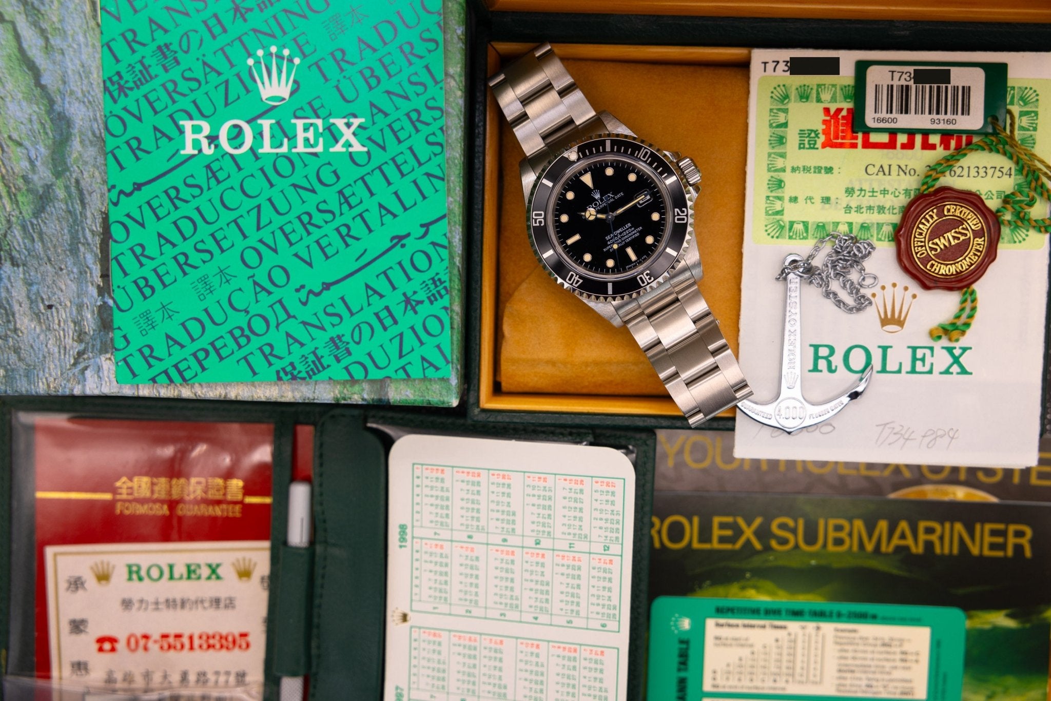 1997 Rolex Sea-Dweller Ref. 16600 | NOS | Vivid Patina | Full Set - Sierra Time Co