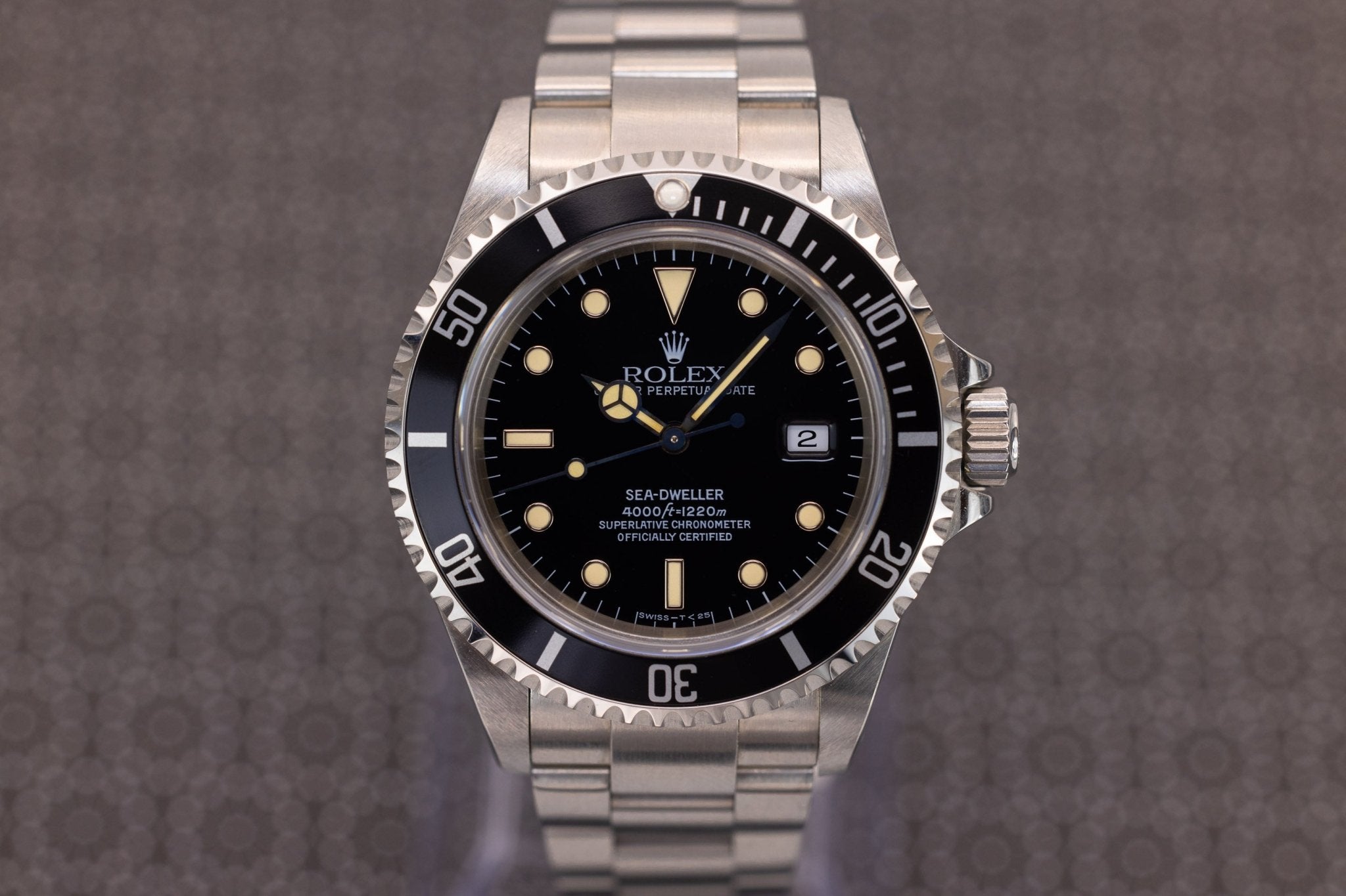 1997 Rolex Sea-Dweller Ref. 16600 | NOS | Vivid Patina | Full Set - Sierra Time Co