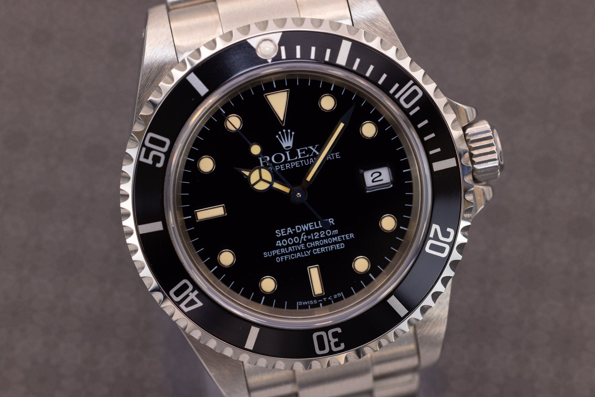1997 Rolex Sea-Dweller Ref. 16600 | NOS | Vivid Patina | Full Set - Sierra Time Co