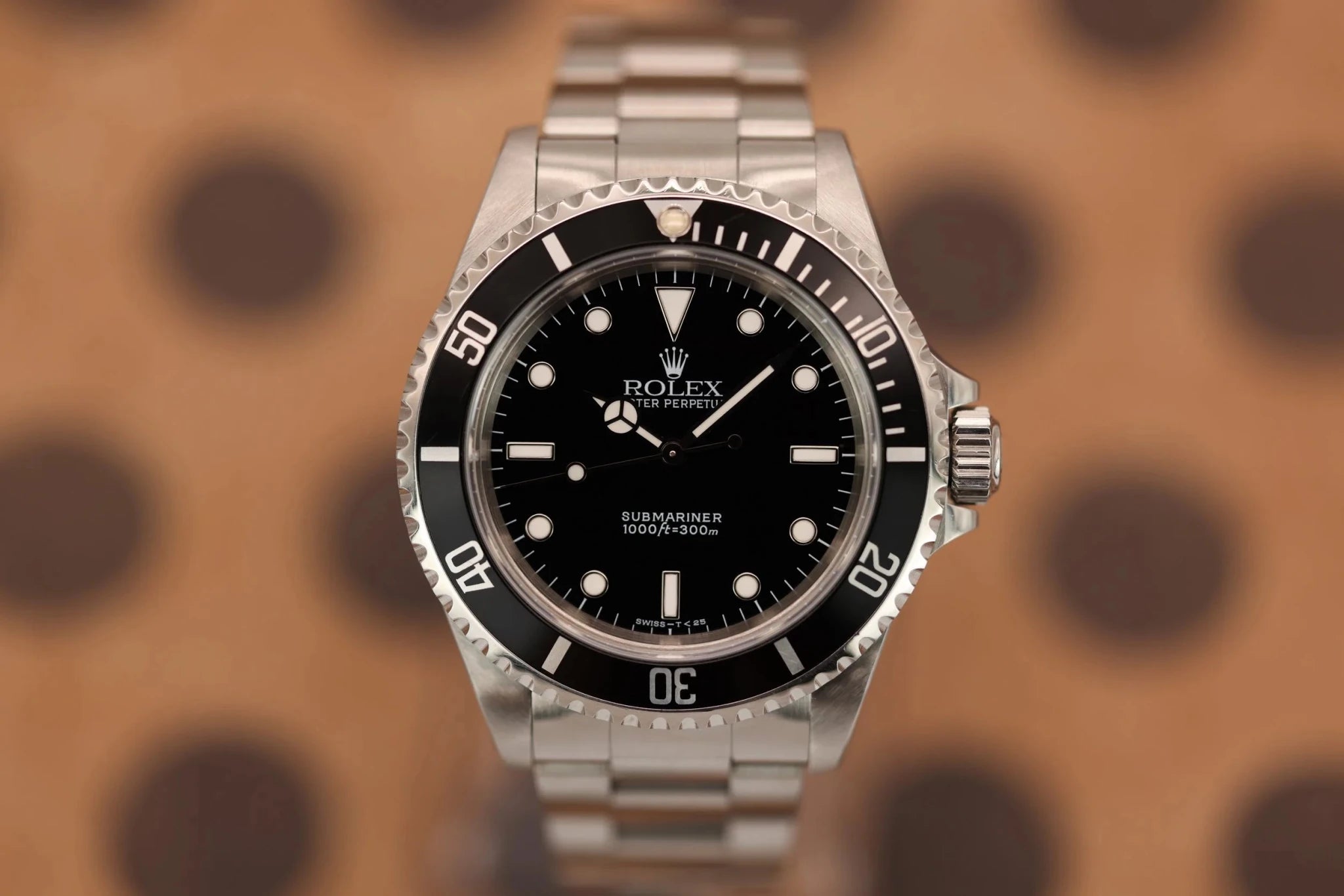 1997 Rolex Submariner Ref. 14060 | Creamy Patina | Box and Papers - Sierra Time Co