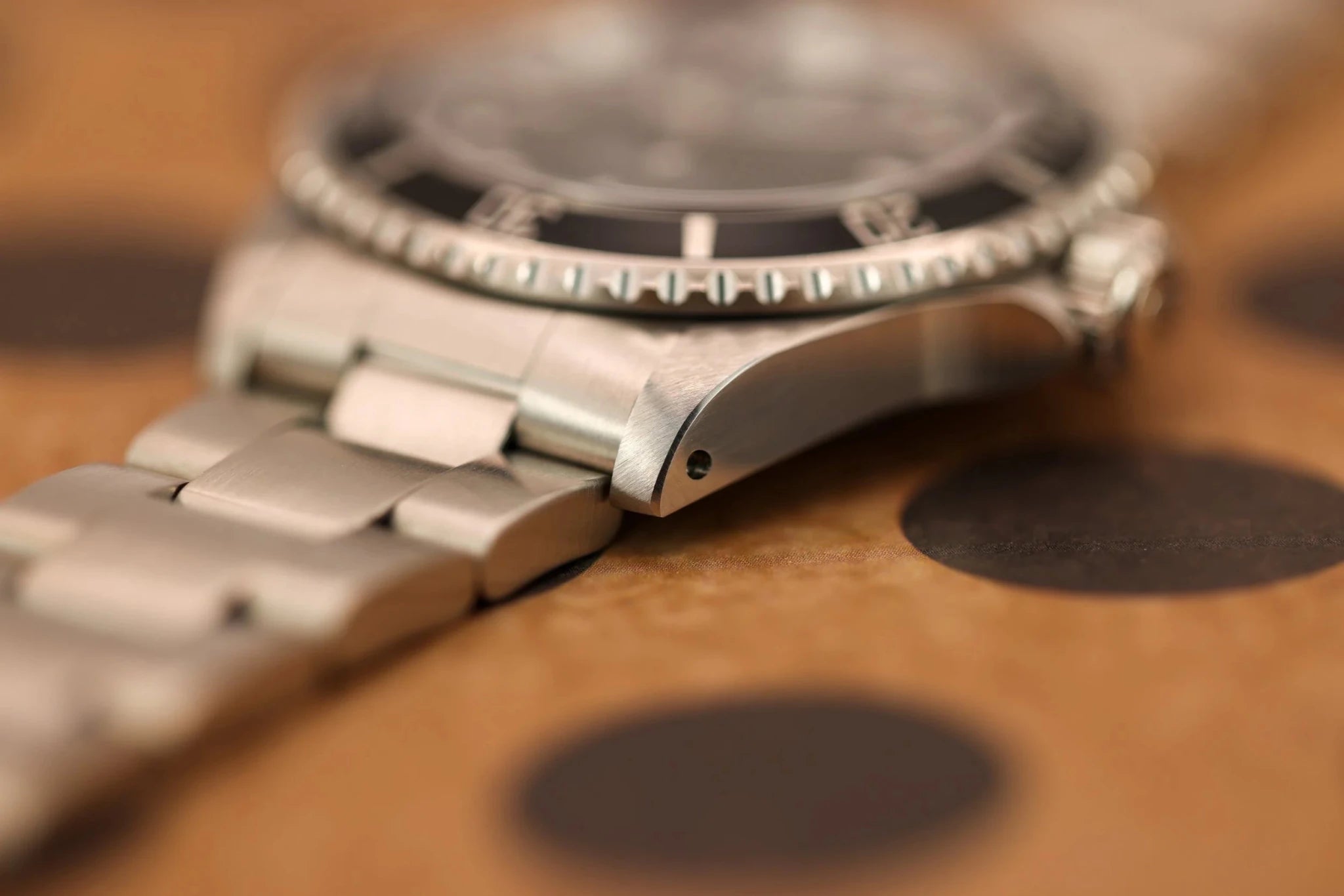 1997 Rolex Submariner Ref. 14060 | Creamy Patina | Box and Papers - Sierra Time Co