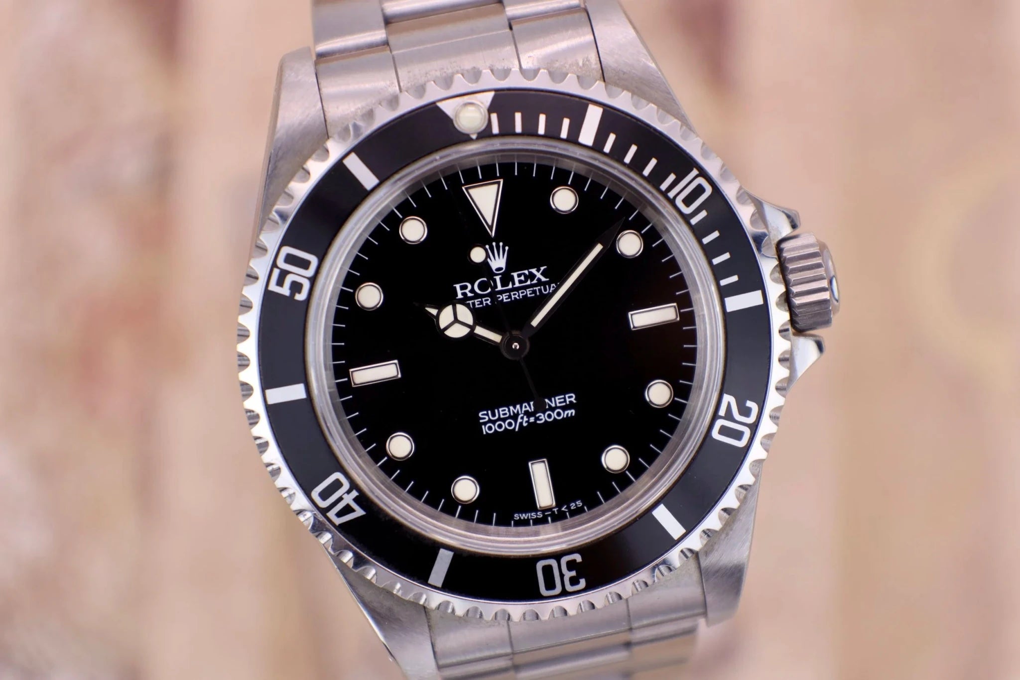 1997 Rolex Submariner Ref. 14060 | Creamy Tritium | Full Set - Sierra Time Co