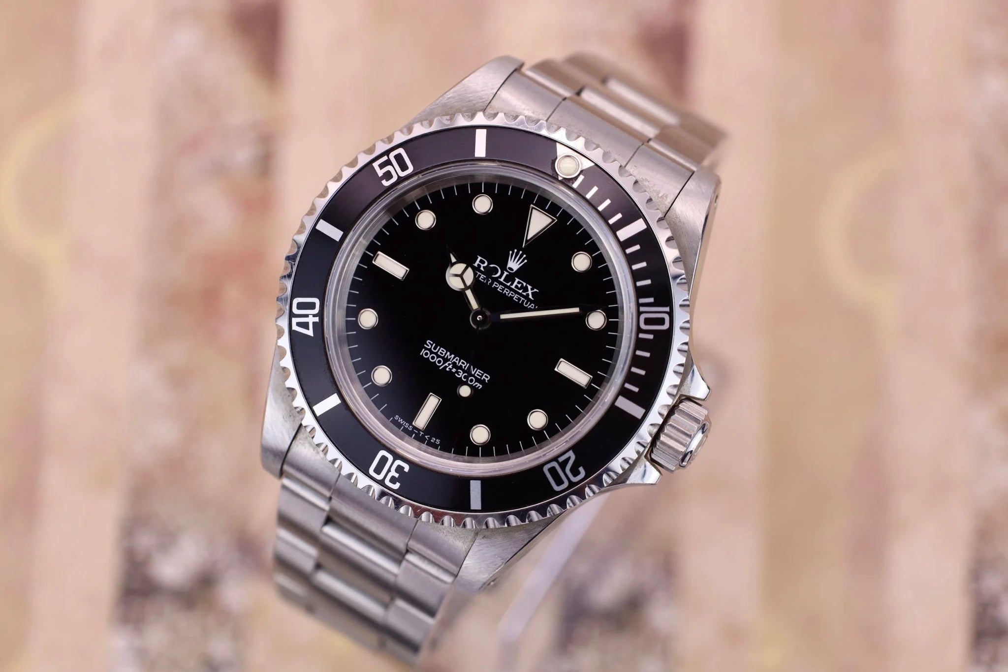 1997 Rolex Submariner Ref. 14060 | Creamy Tritium | Full Set - Sierra Time Co