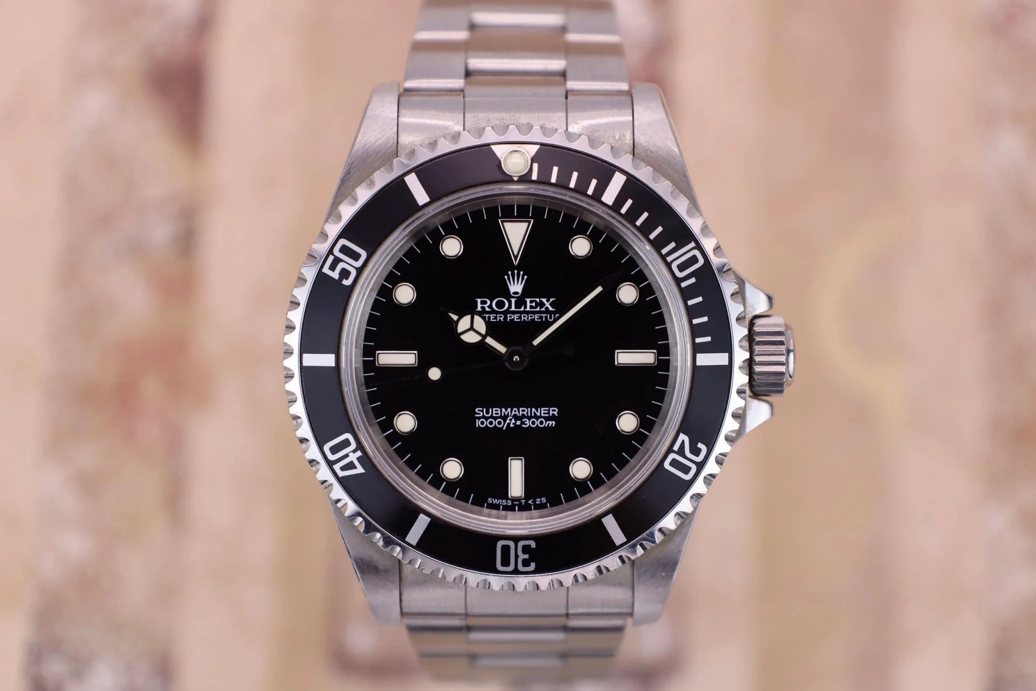 1997 Rolex Submariner Ref. 14060 | Creamy Tritium | Full Set - Sierra Time Co