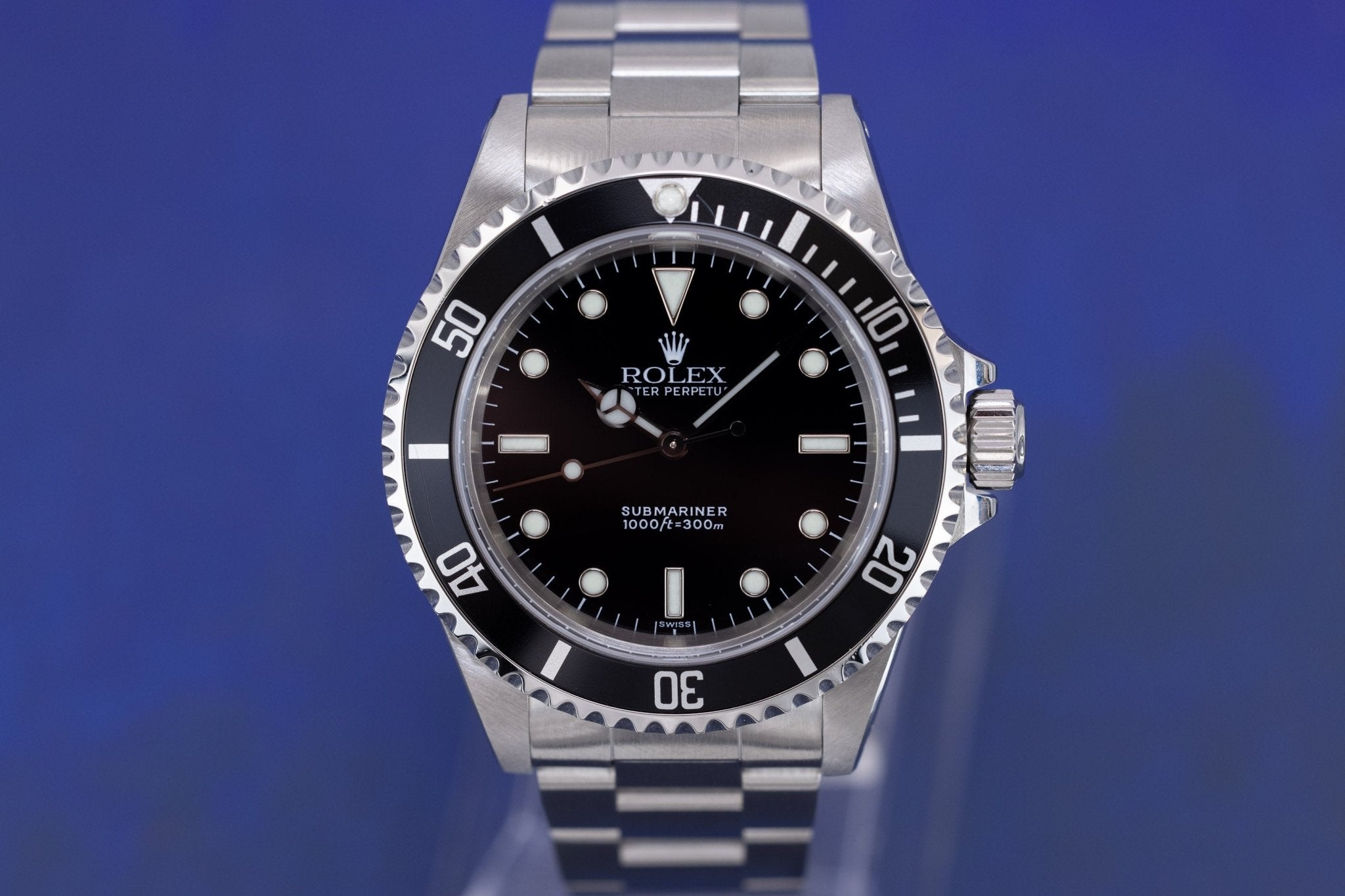1997 Rolex Submariner Ref. 14060 | Swiss Only | Box and Papers | RSC Service Card - Sierra Time Co