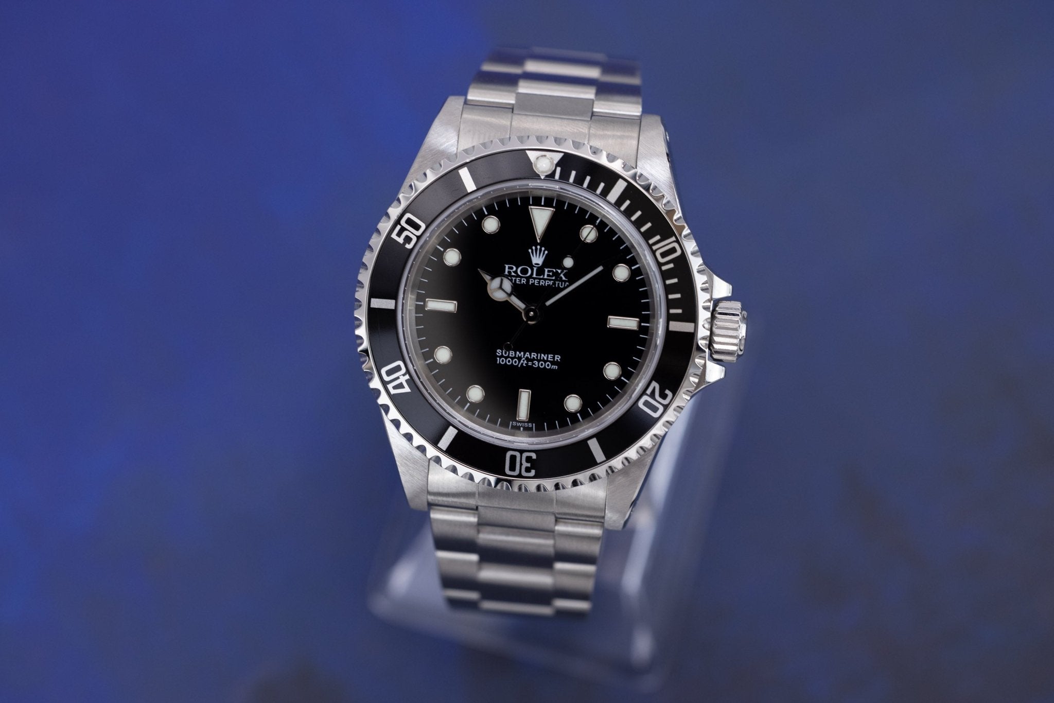 1997 Rolex Submariner Ref. 14060 | Swiss Only | Box and Papers | RSC Service Card - Sierra Time Co