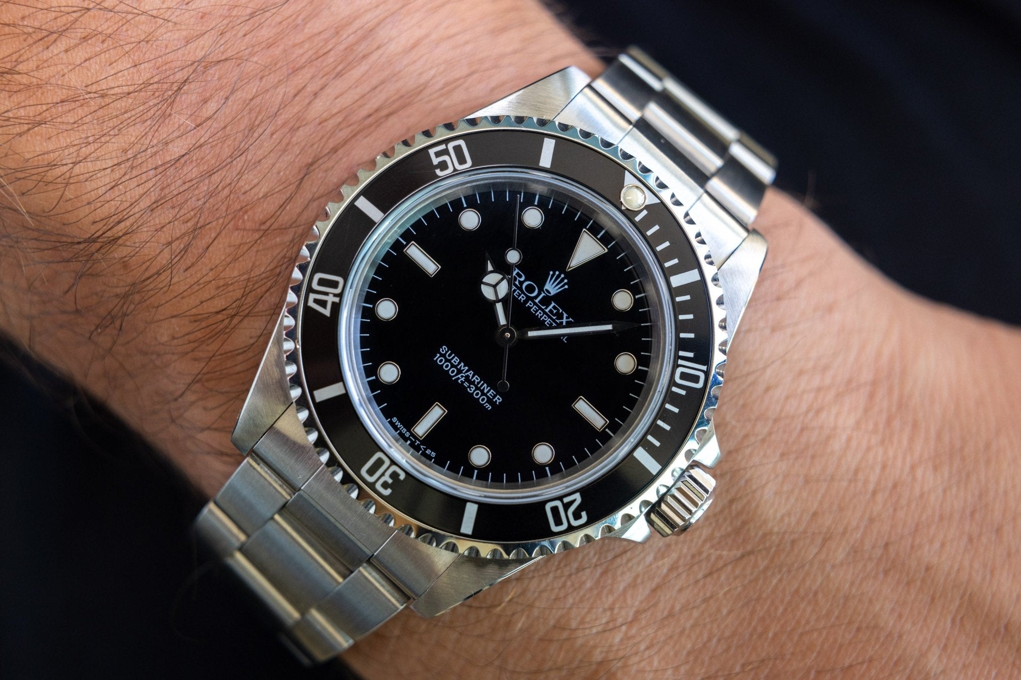 1997 Rolex Submariner Ref. 14060 | Tritium Dial | Box and Papers - Sierra Time Co