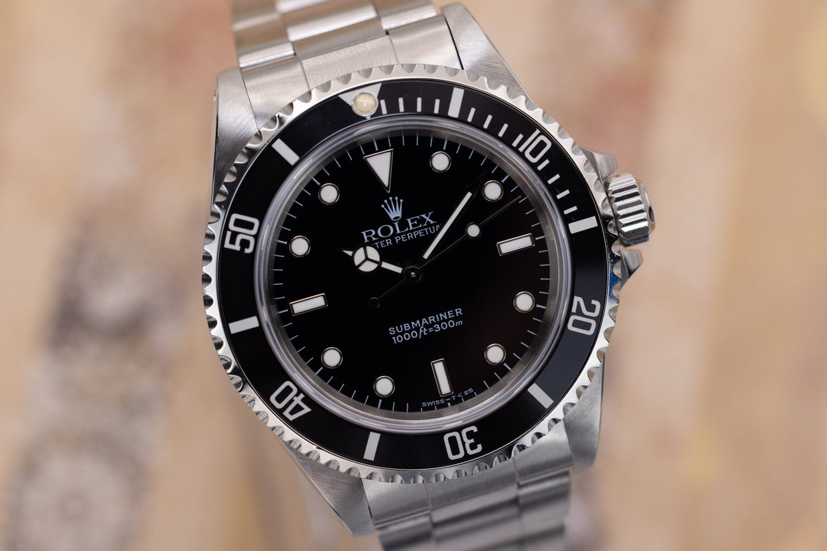 1997 Rolex Submariner Ref. 14060 | Tritium Dial | Box and Papers - Sierra Time Co