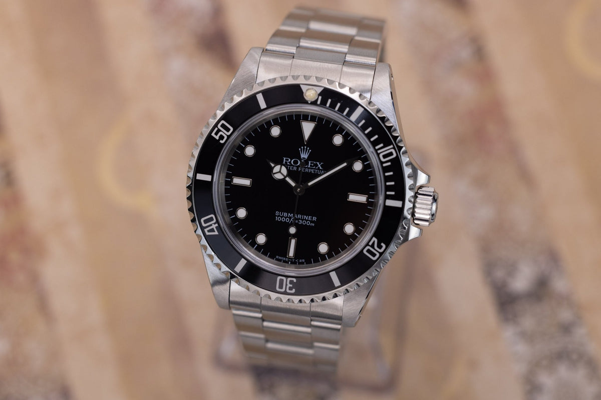 1997 Rolex Submariner Ref. 14060 | Tritium Dial | Box and Papers - Sierra Time Co